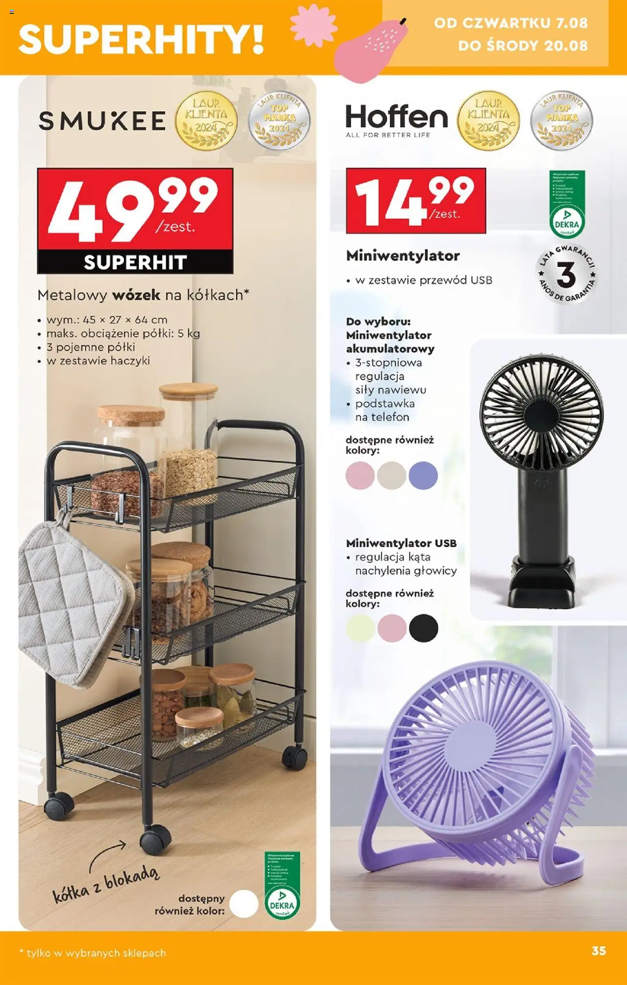 Biedronka gazetka Hity i inspiracje ważna od  04.08.2025 do  16.08.2025 strona 37