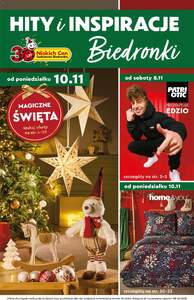 Biedronka gazetka Hity i inspiracje ważna od  10.11.2025 do  22.11.2025