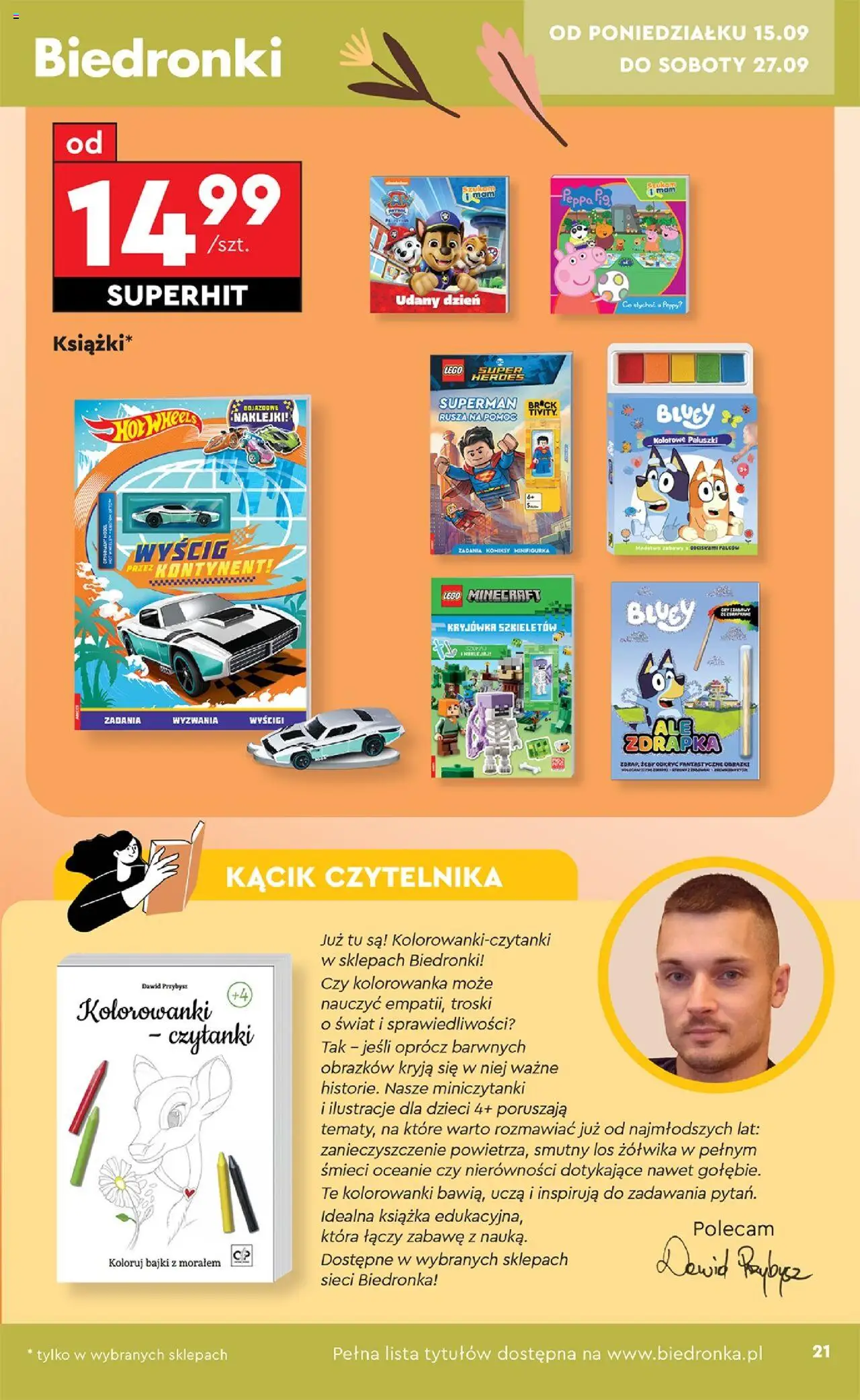 Biedronka gazetka Hity i inspiracje ważna od 15.09.2025 do  21.09.2025 strona 23