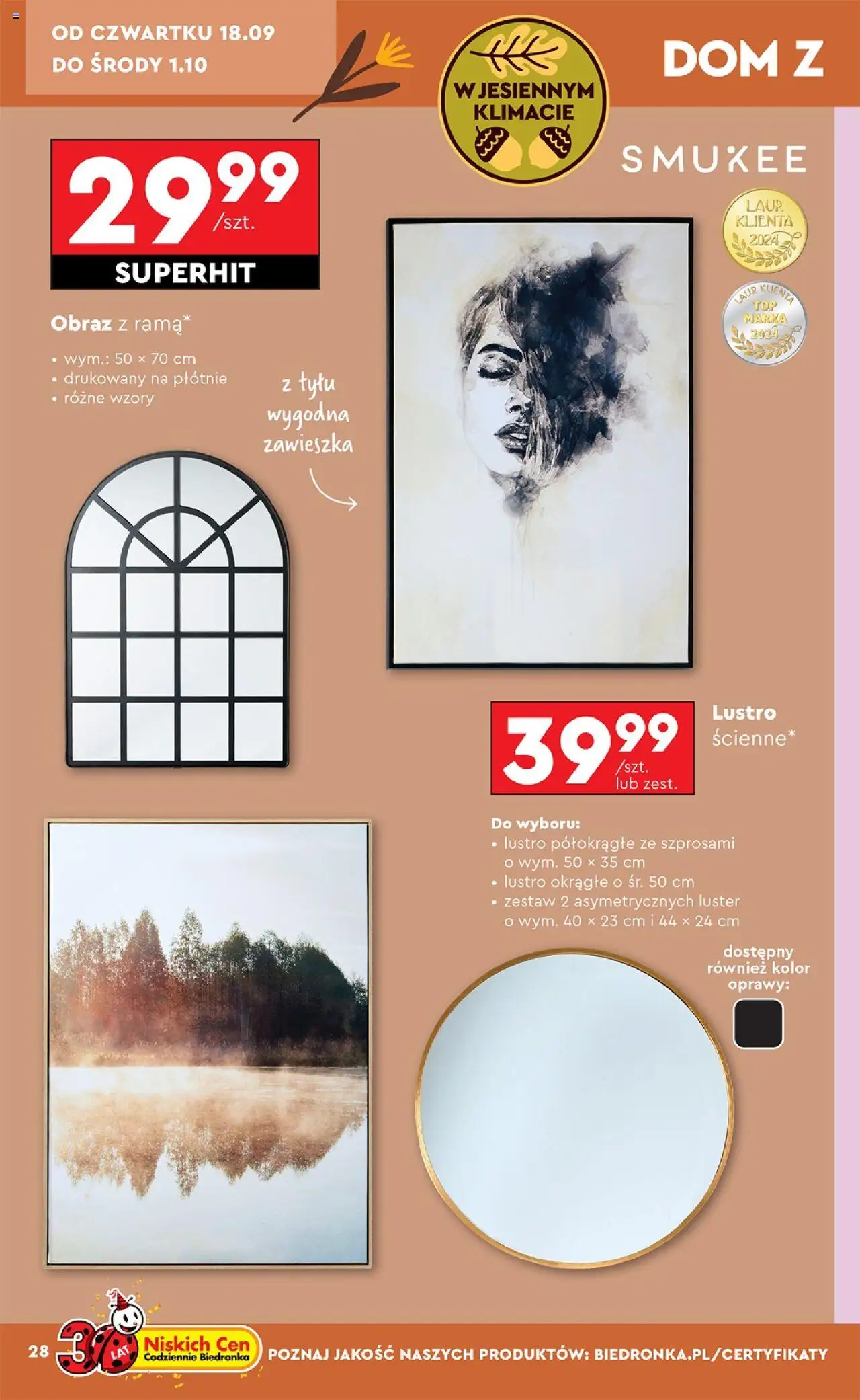 Biedronka gazetka Hity i inspiracje ważna od 15.09.2025 do  21.09.2025 strona 30