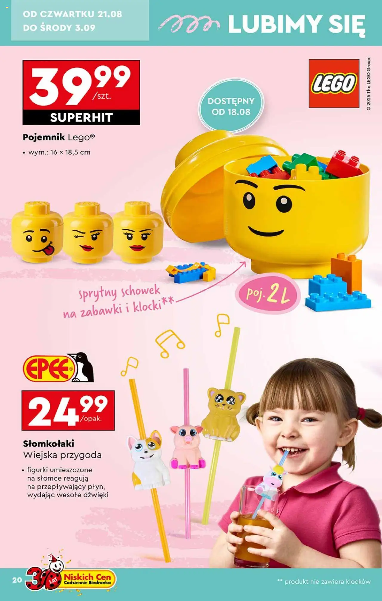 Biedronka gazetka Hity i inspiracje ważna od  18.08.2025 do 31.08.2025 strona 20