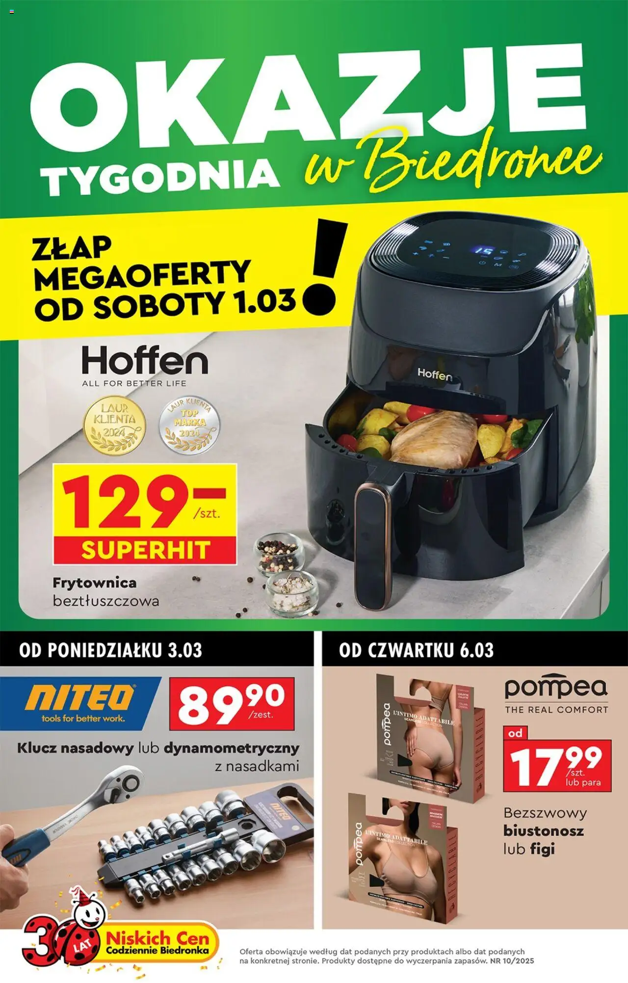 Biedronka gazetka Okazje tygodnia ważna od 01.03.2025 do 15.03.2025 strona 1
