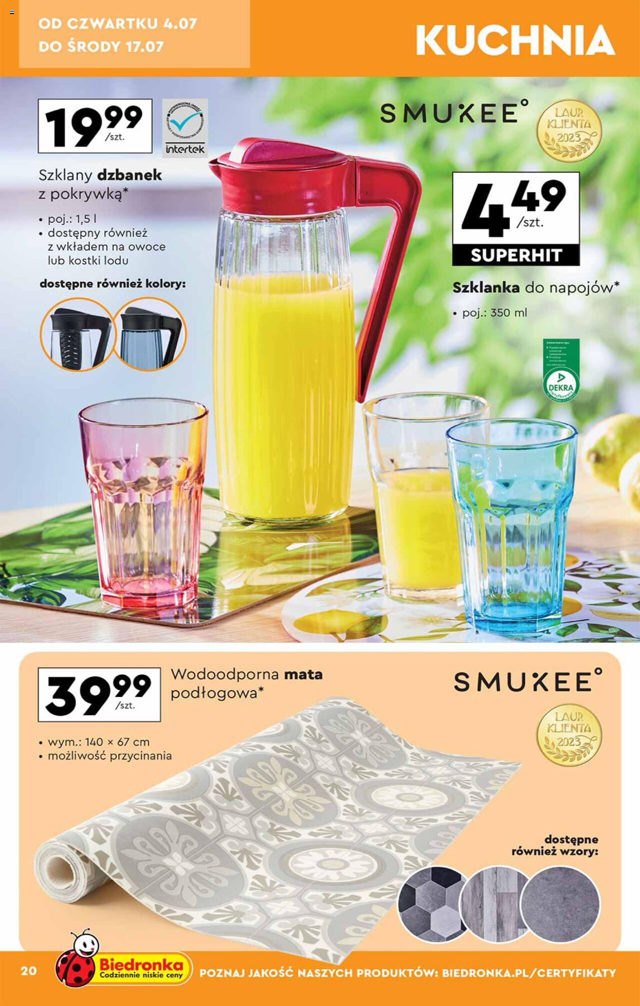 Biedronka gazetka Okazje tygodnia ważna od 01.07.2024 do 13.07.2024 strona 20