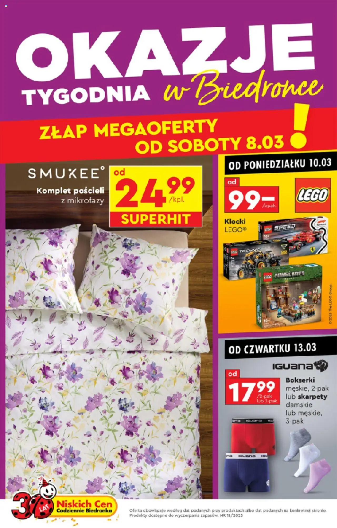 Biedronka gazetka Okazje tygodnia ważna od  08.03.2025 do 14.03.2025 strona 1