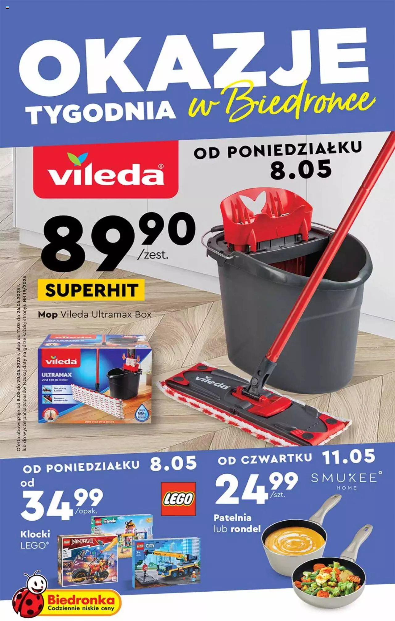 Biedronka gazetka Okazje tygodnia ważna od 08.05.2023 do 20.05.2023 strona 1