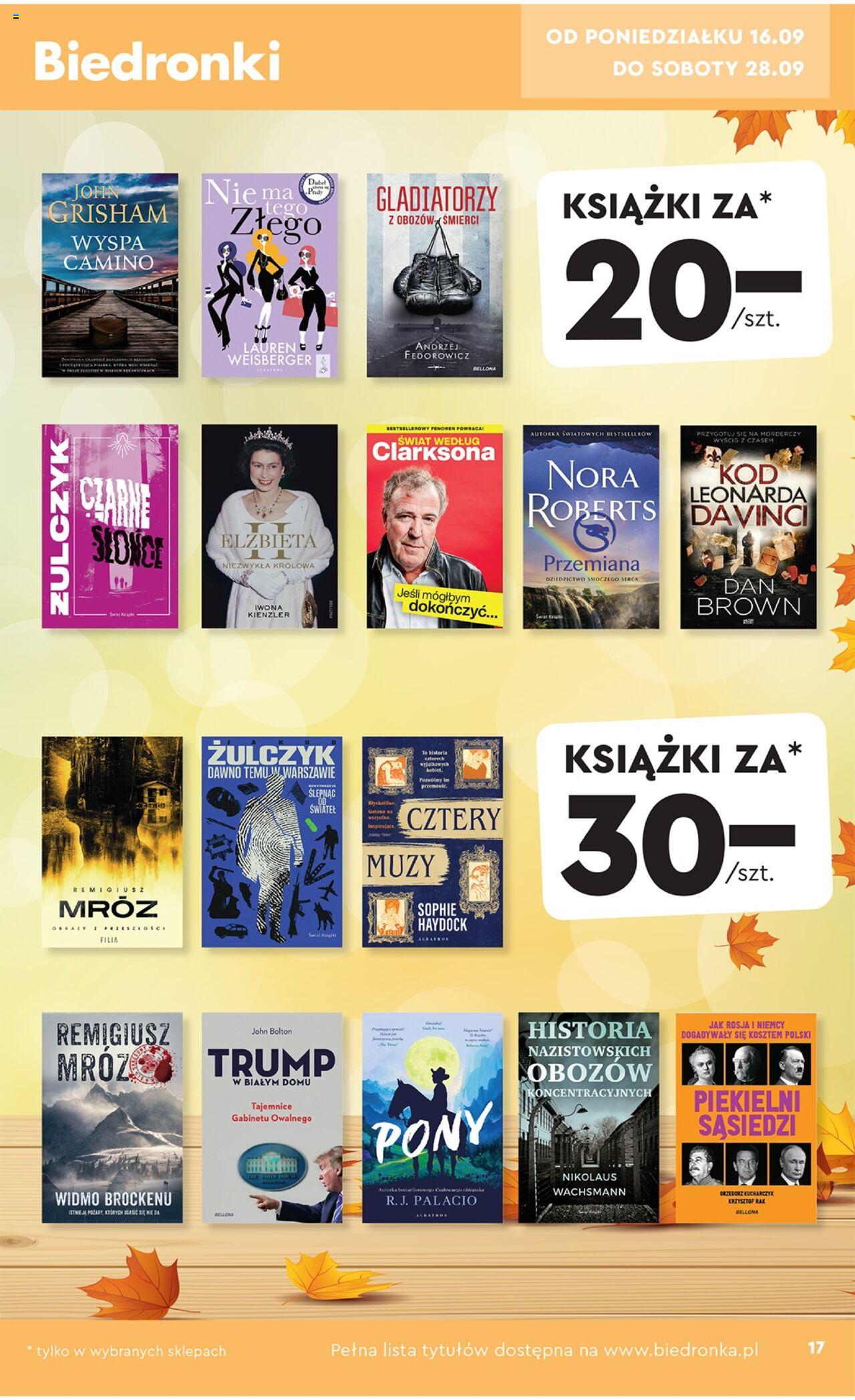 Biedronka gazetka Okazje tygodnia ważna od 16.09.2024 do 28.09.2024 strona 17