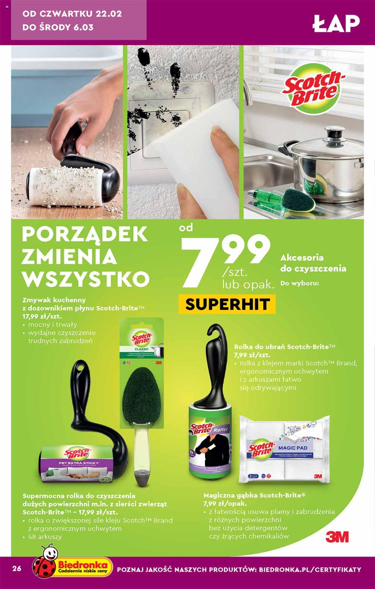Biedronka gazetka Okazje tygodnia ważna od 19.02.2024 do 02.03.2024 strona 26