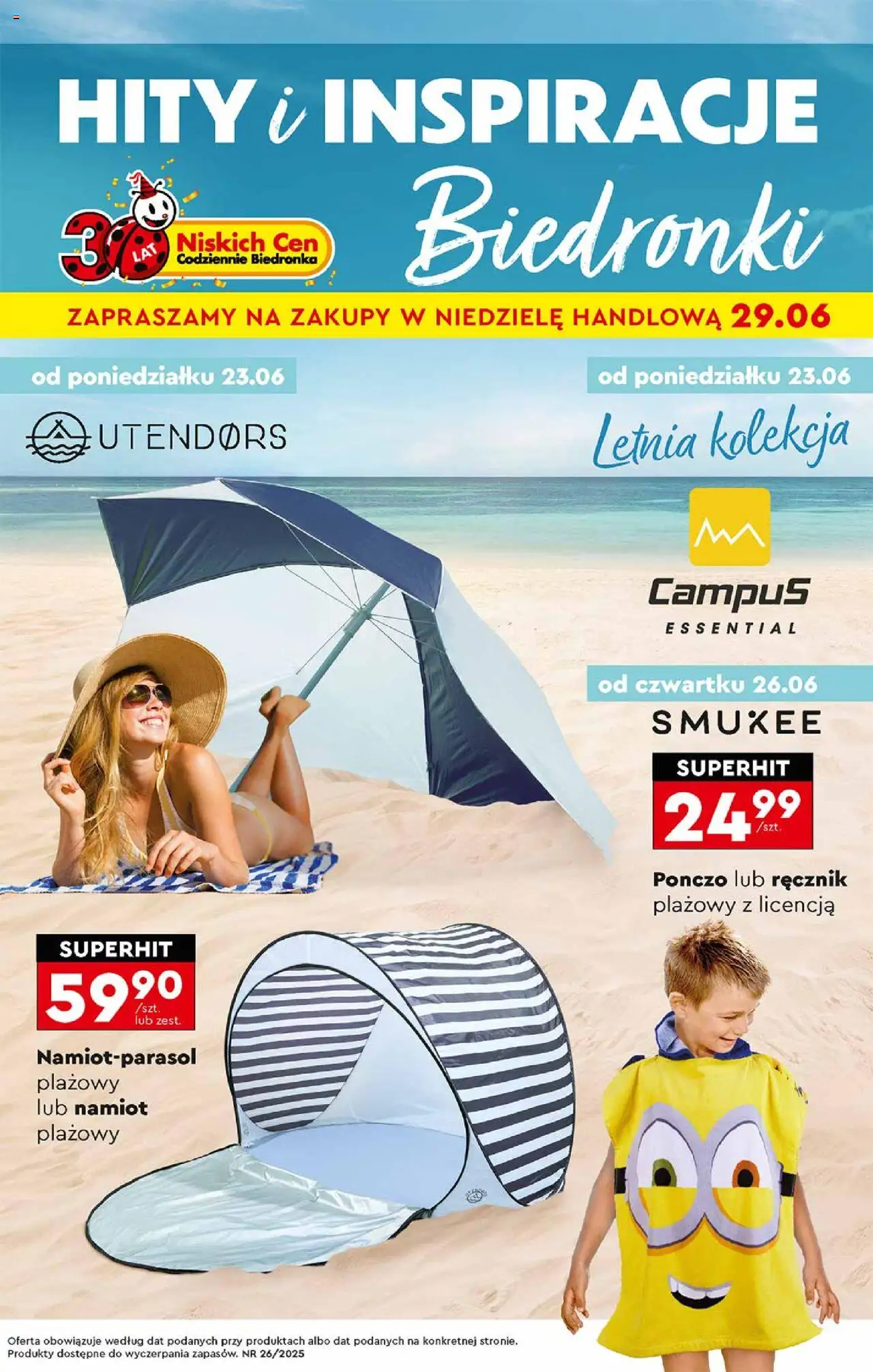 Biedronka gazetka Okazje tygodnia ważna od 23.06.2025 do 29.06.2025 strona 1