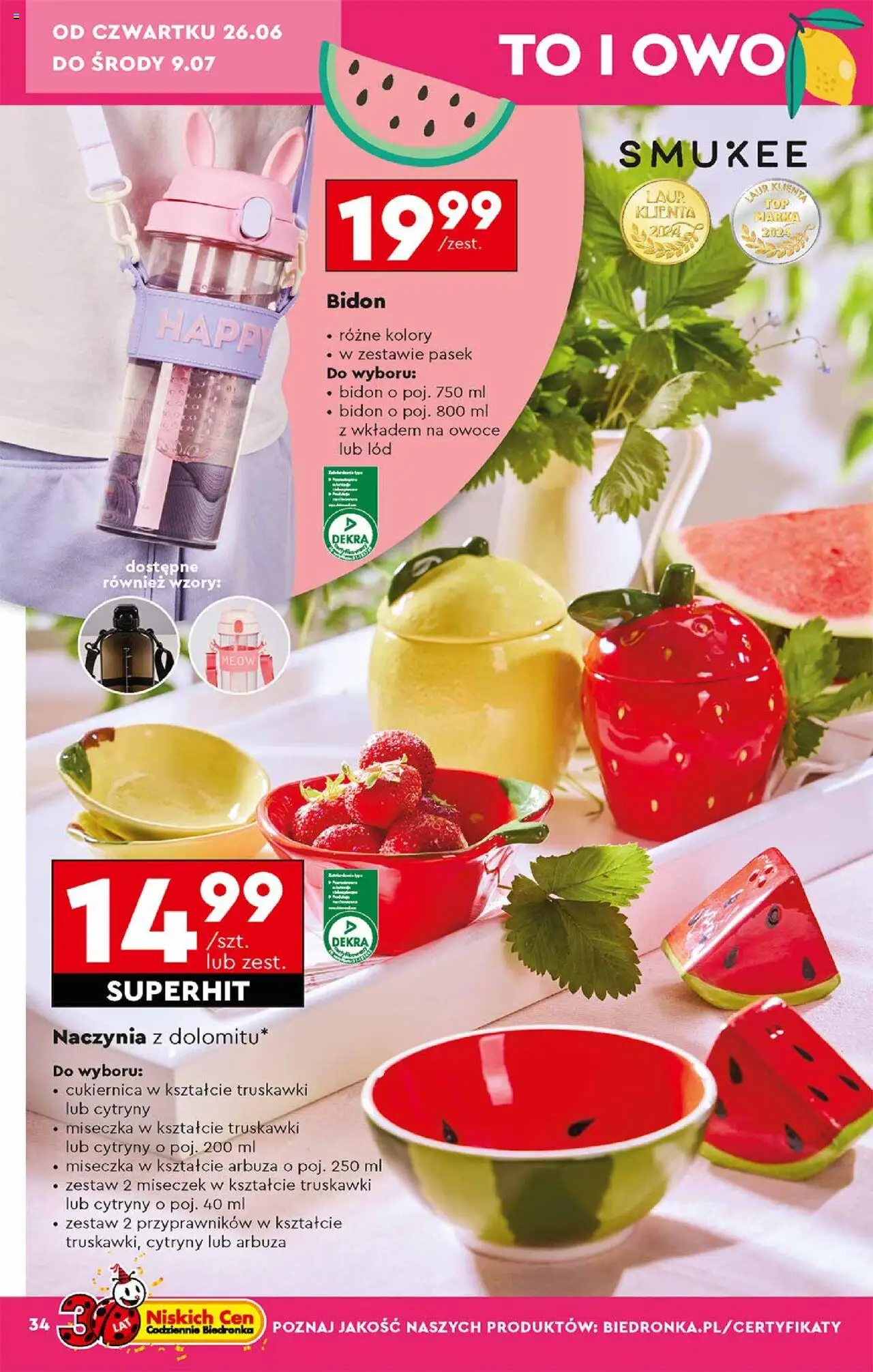 Biedronka gazetka Okazje tygodnia ważna od 23.06.2025 do 29.06.2025 strona 34