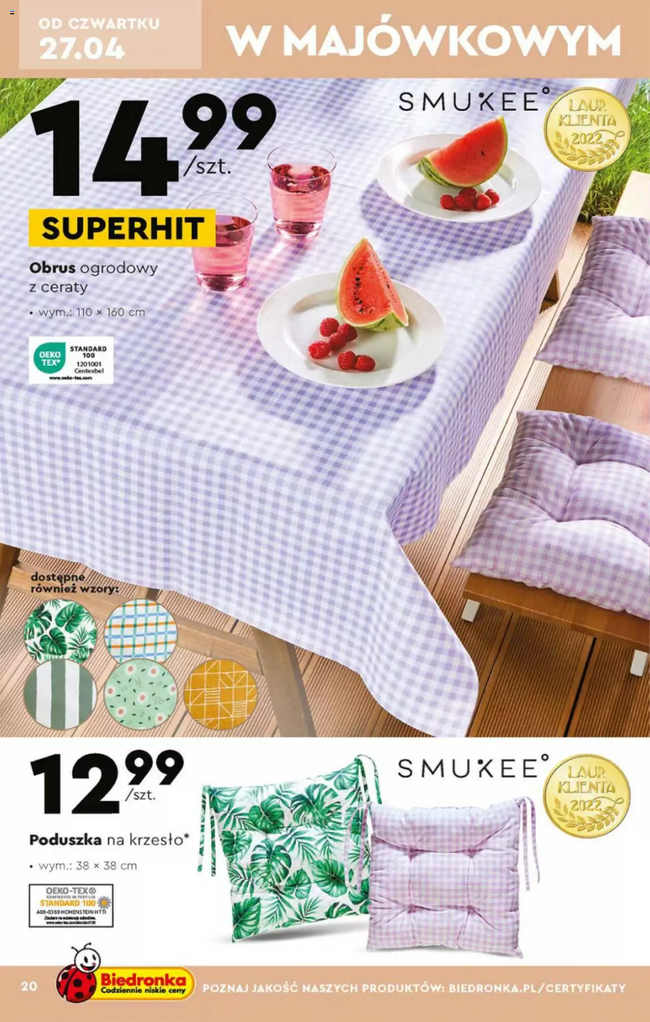 Biedronka gazetka Okazje tygodnia ważna od  24.04.2023 do 06.05.2023 strona 20