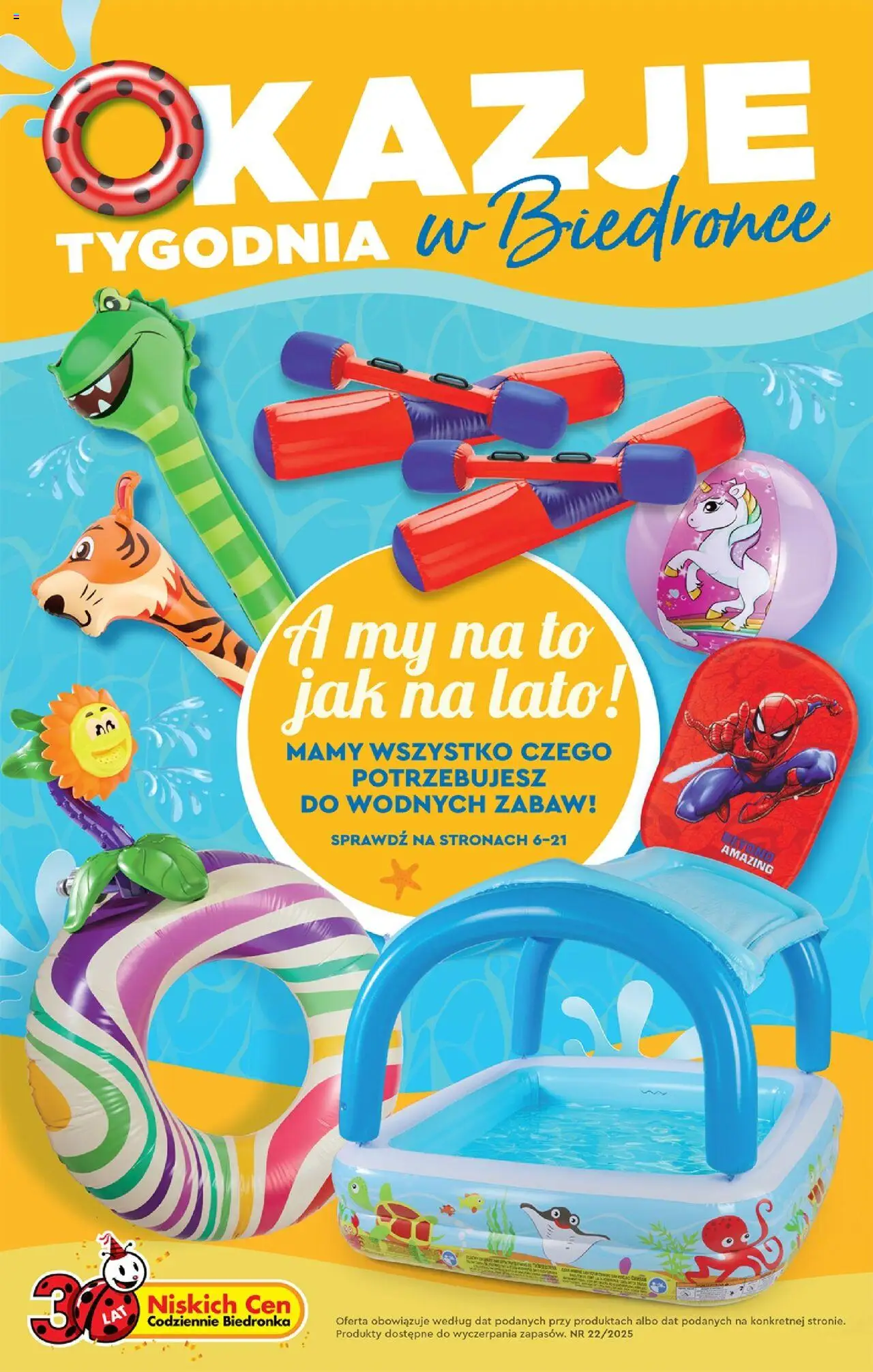 Biedronka gazetka Okazje tygodnia ważna od 24.05.2025 do 07.06.2025 strona 1