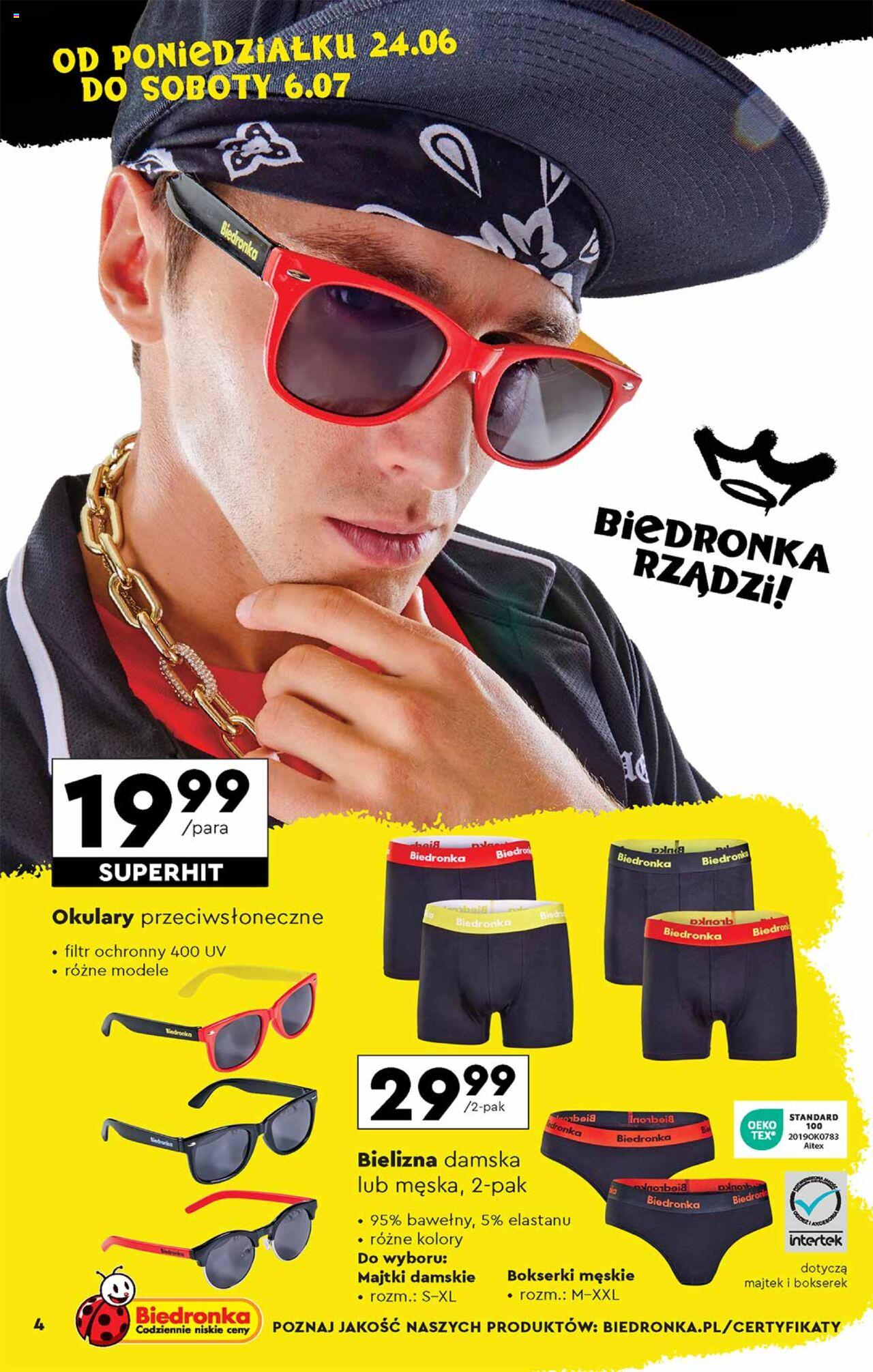 Biedronka gazetka Okazje tygodnia ważna od 24.06.2024 do 06.07.2024 strona 4