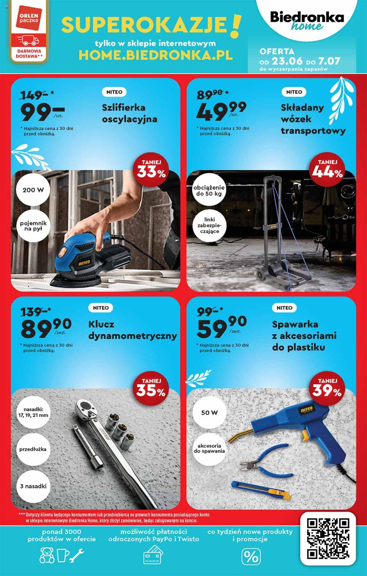 Biedronka gazetka Okazje tygodnia ważna od 24.06.2024 do 06.07.2024 strona 35