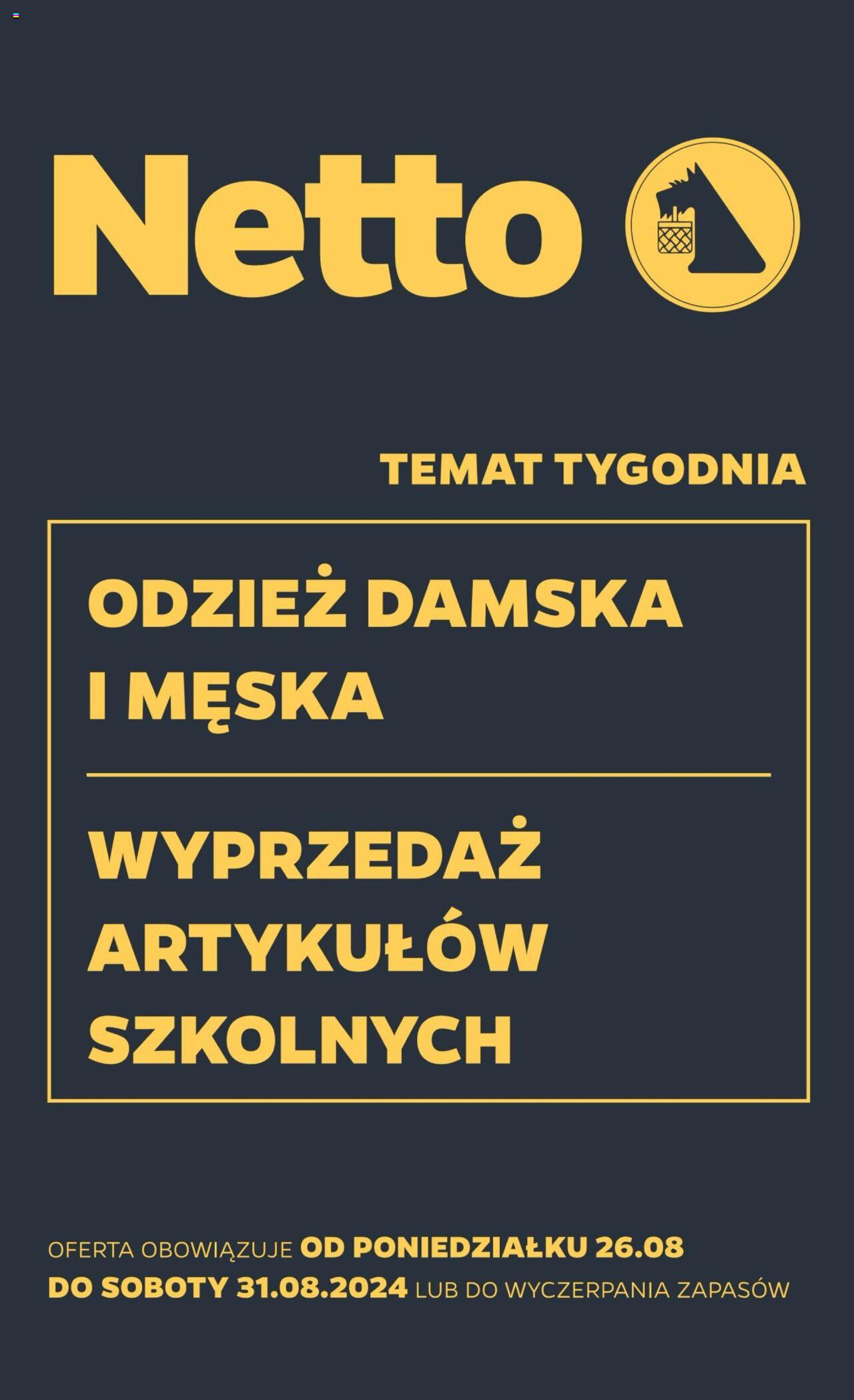 Biedronka gazetka Okazje tygodnia ważna od 26.08.2024 do 07.09.2024 strona 1