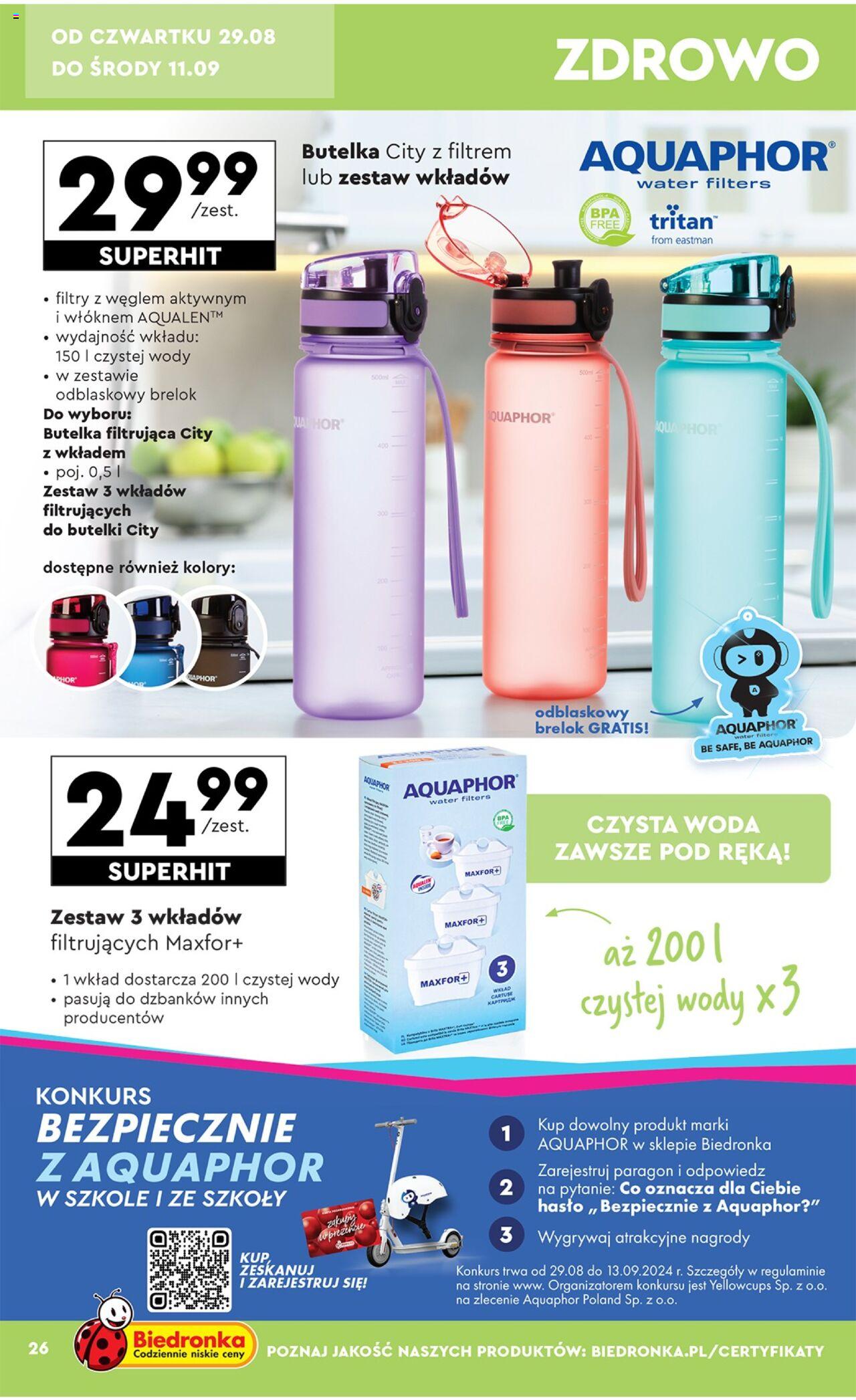 Biedronka gazetka Okazje tygodnia ważna od 26.08.2024 do 07.09.2024 strona 26