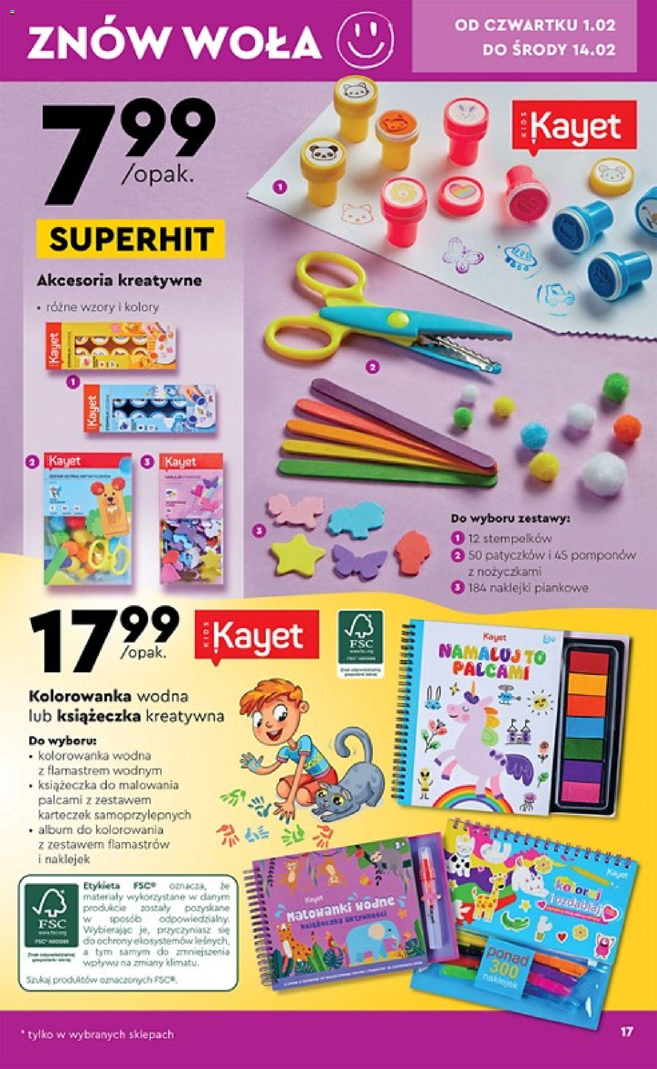 Biedronka gazetka Okazje tygodnia ważna od 29.01.2024 do 14.02.2024 strona 17
