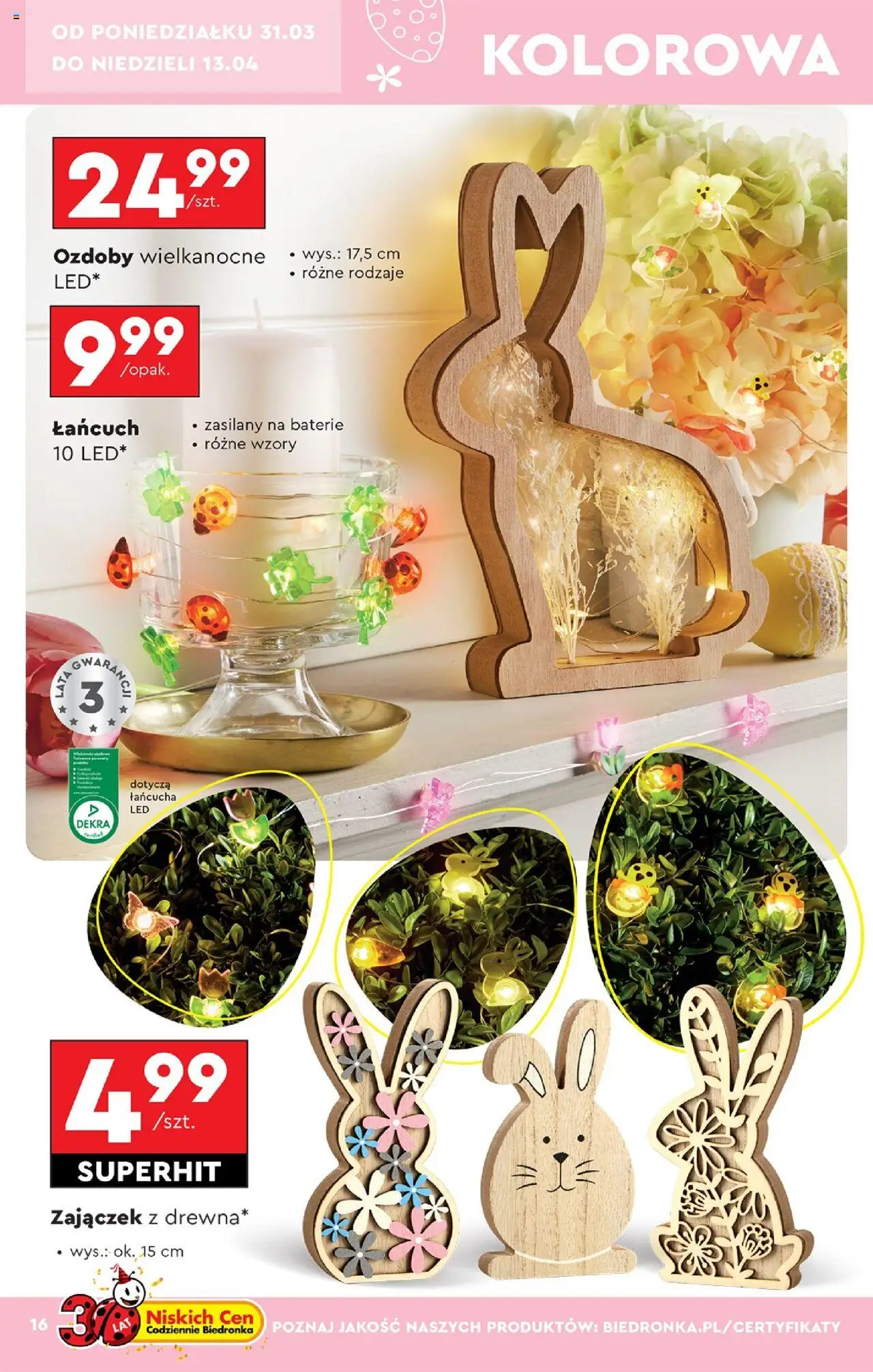 Biedronka gazetka Okazje tygodnia ważna od 29.03.2025 do 13.04.2025 strona 18