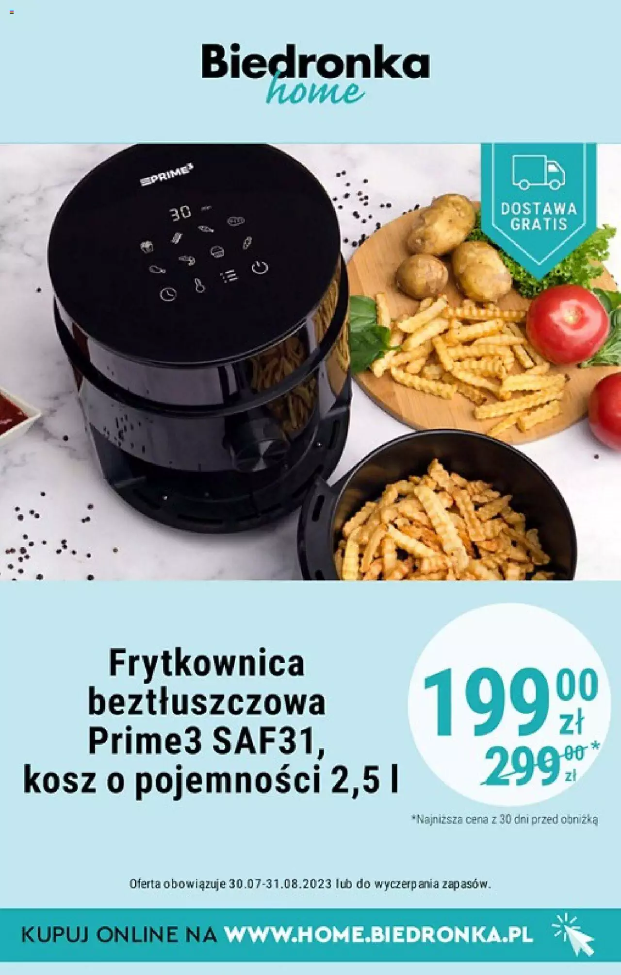 Biedronka gazetka promocyjna 31.07.2023 - 