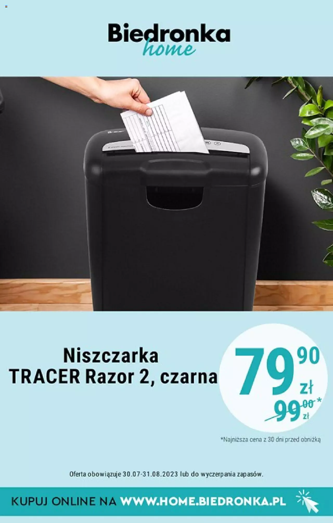 Biedronka gazetka promocyjna 31.07.2023 - 