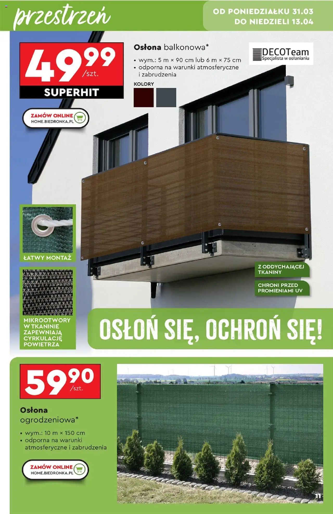 Biedronka gazetka Sezon ogrodowy ważna od 31.03.2025 do 13.04.2025 strona 11