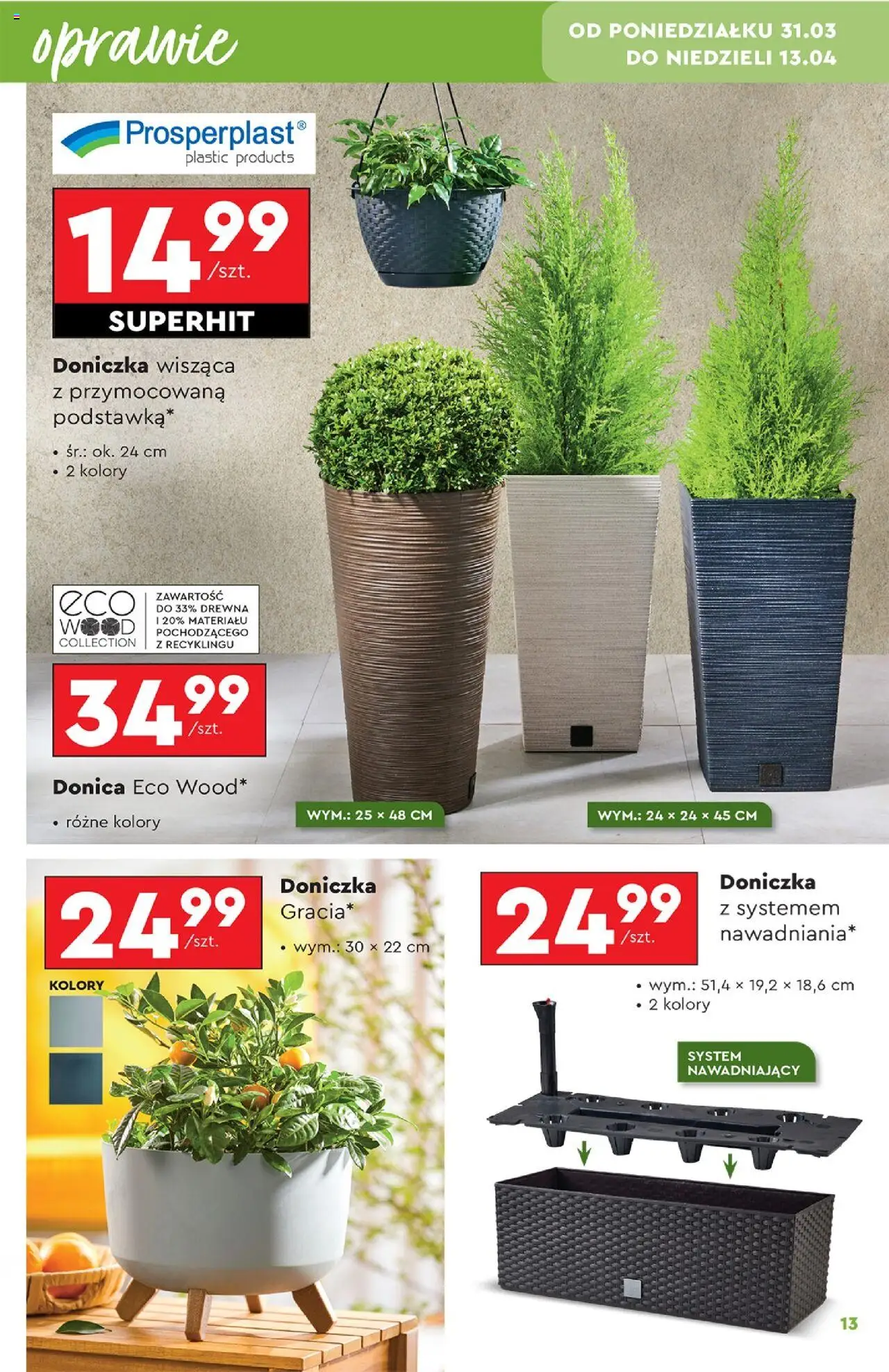 Biedronka gazetka Sezon ogrodowy ważna od 31.03.2025 do 13.04.2025 strona 13