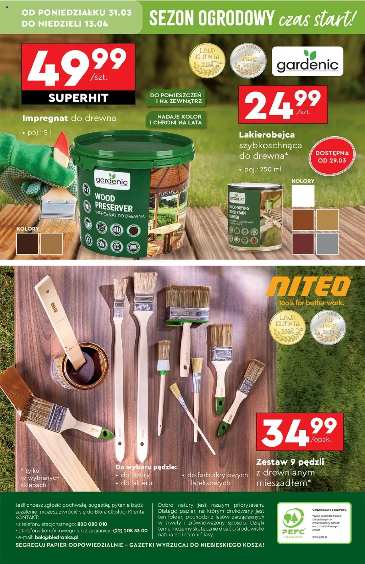 Biedronka gazetka Sezon ogrodowy ważna od 31.03.2025 do 13.04.2025 strona 24