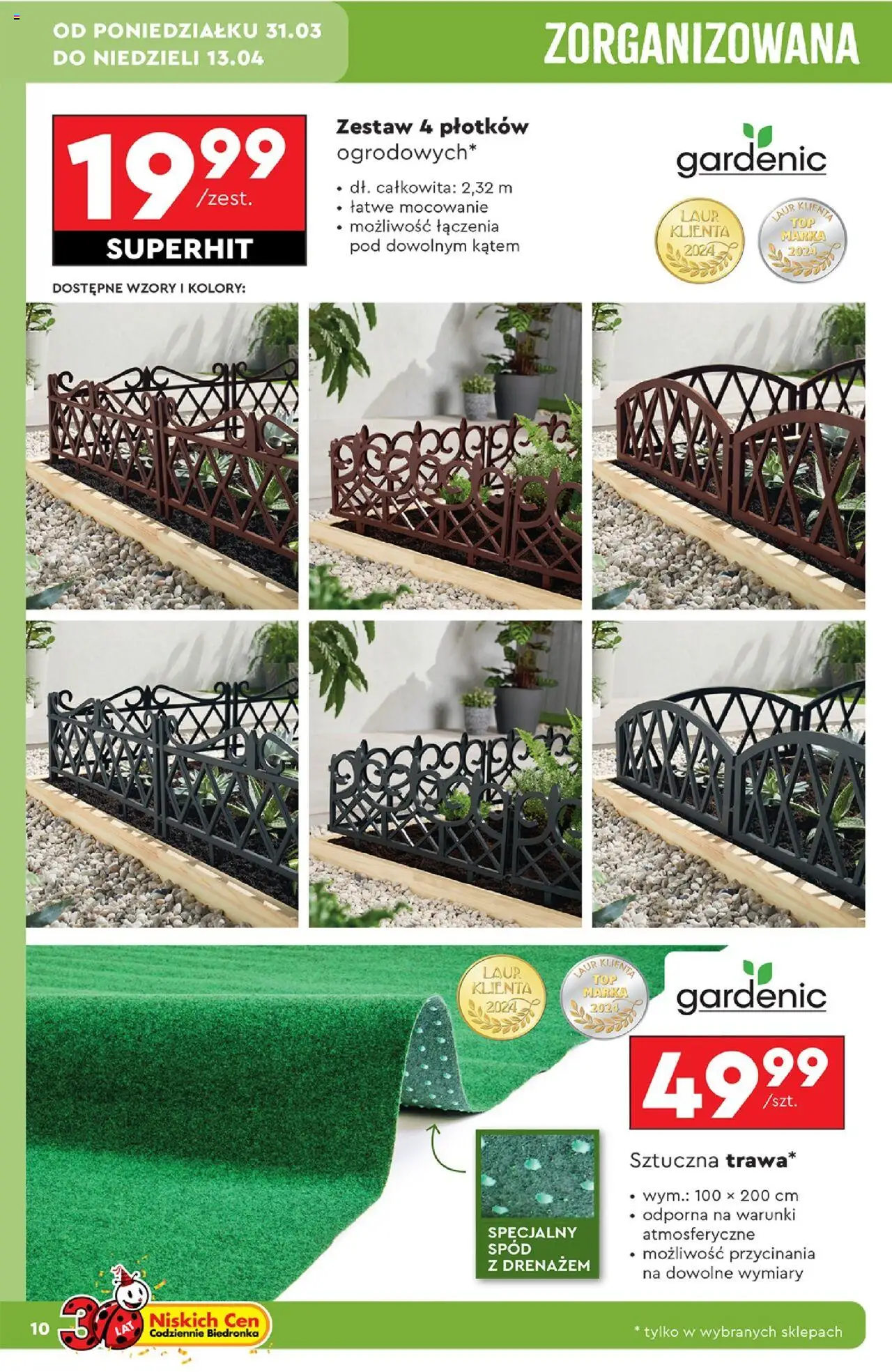 Biedronka gazetka Sezon ogrodowy ważna od 31.03.2025 do 13.04.2025 strona 10