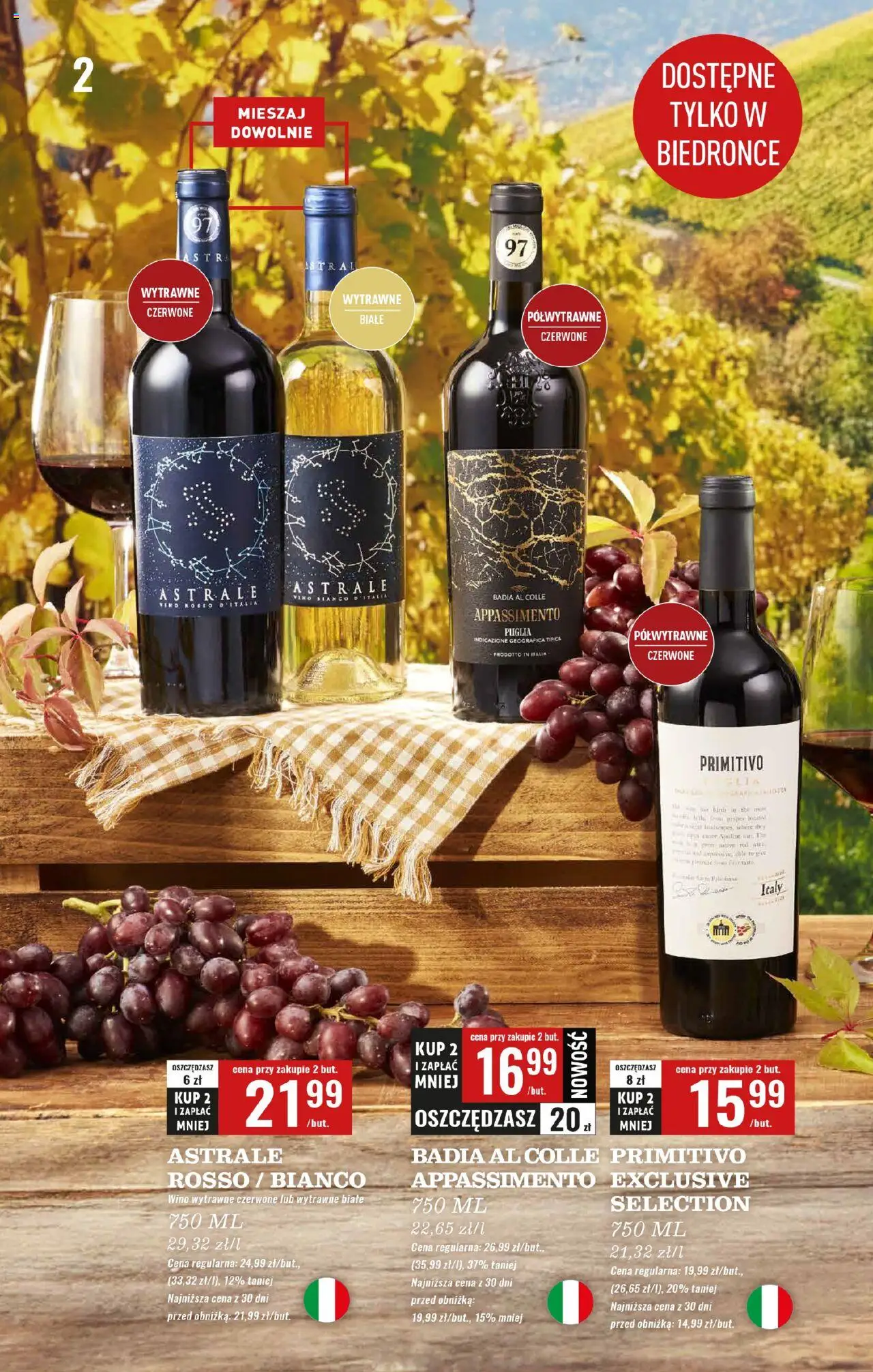 Biedronka gazetka ważna Czas na toast ważna od  22.09.2025 do 04.10.2025 strona 2