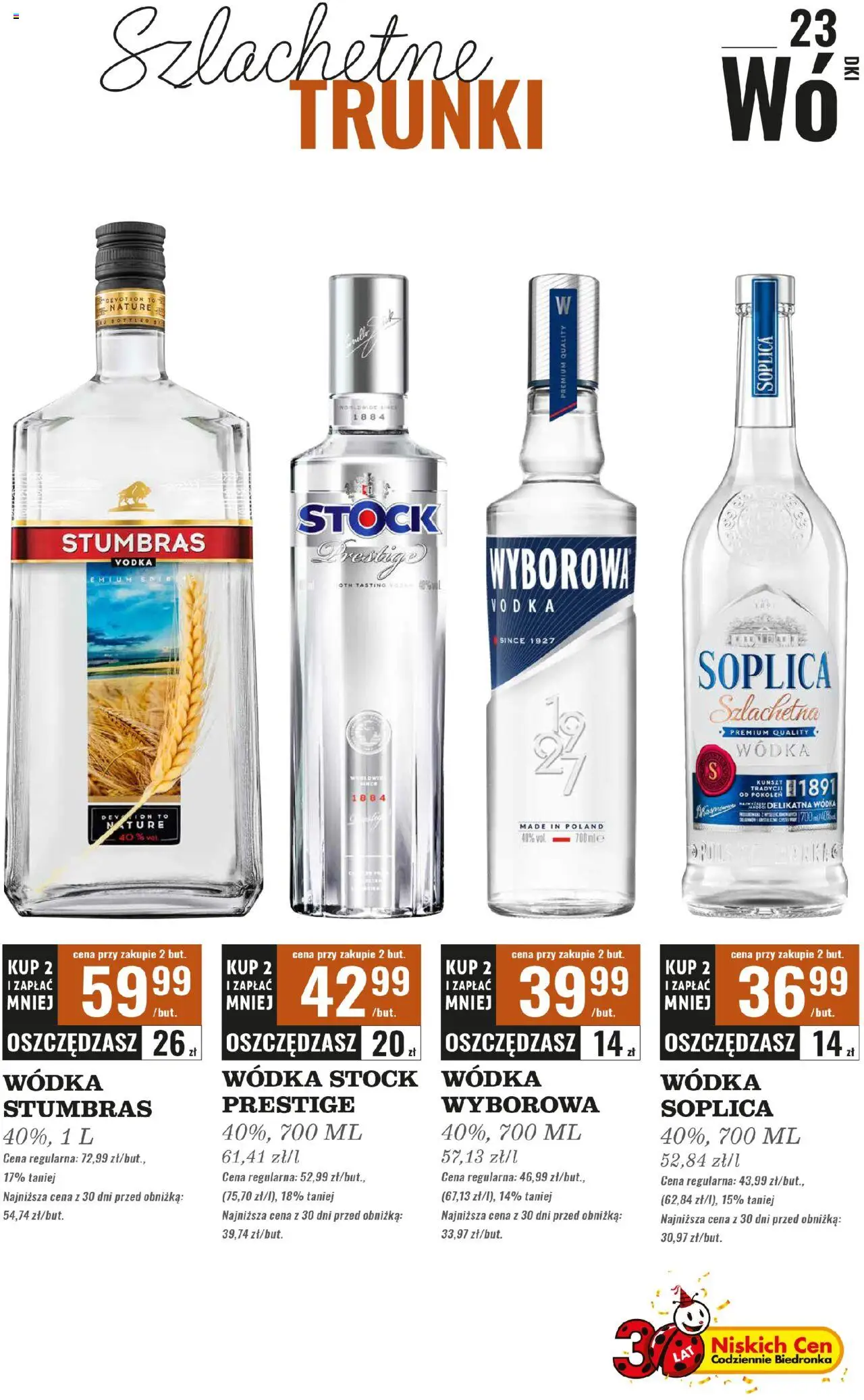 Biedronka gazetka ważna Czas na toast ważna od  22.09.2025 do 04.10.2025 strona 22
