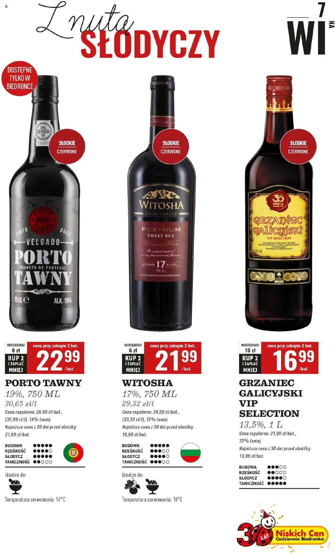 Biedronka gazetka ważna Czas na toast ważna od  22.09.2025 do 04.10.2025 strona 7