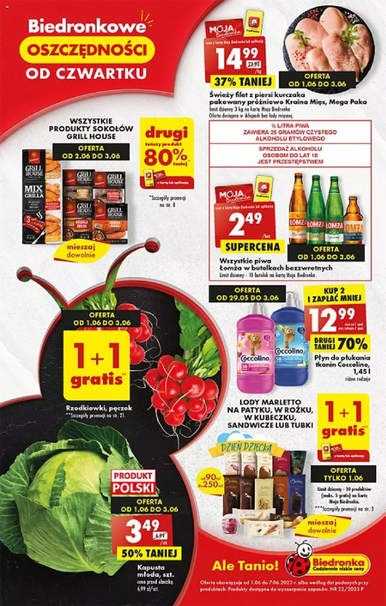 Biedronka gazetka ważna od  01.06.2023 do 07.06.2023 strona 1