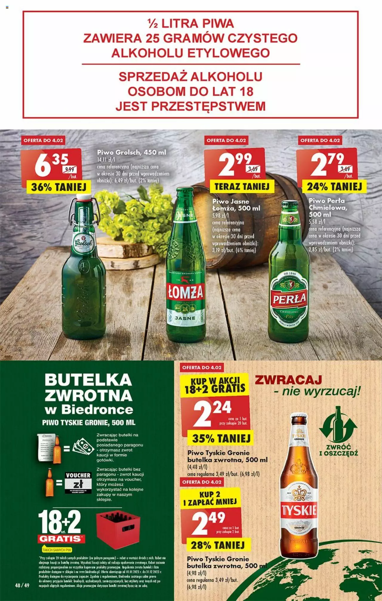 Biedronka Gazetka ważna od 02.02.2023 do 08.02.2023 strona 48