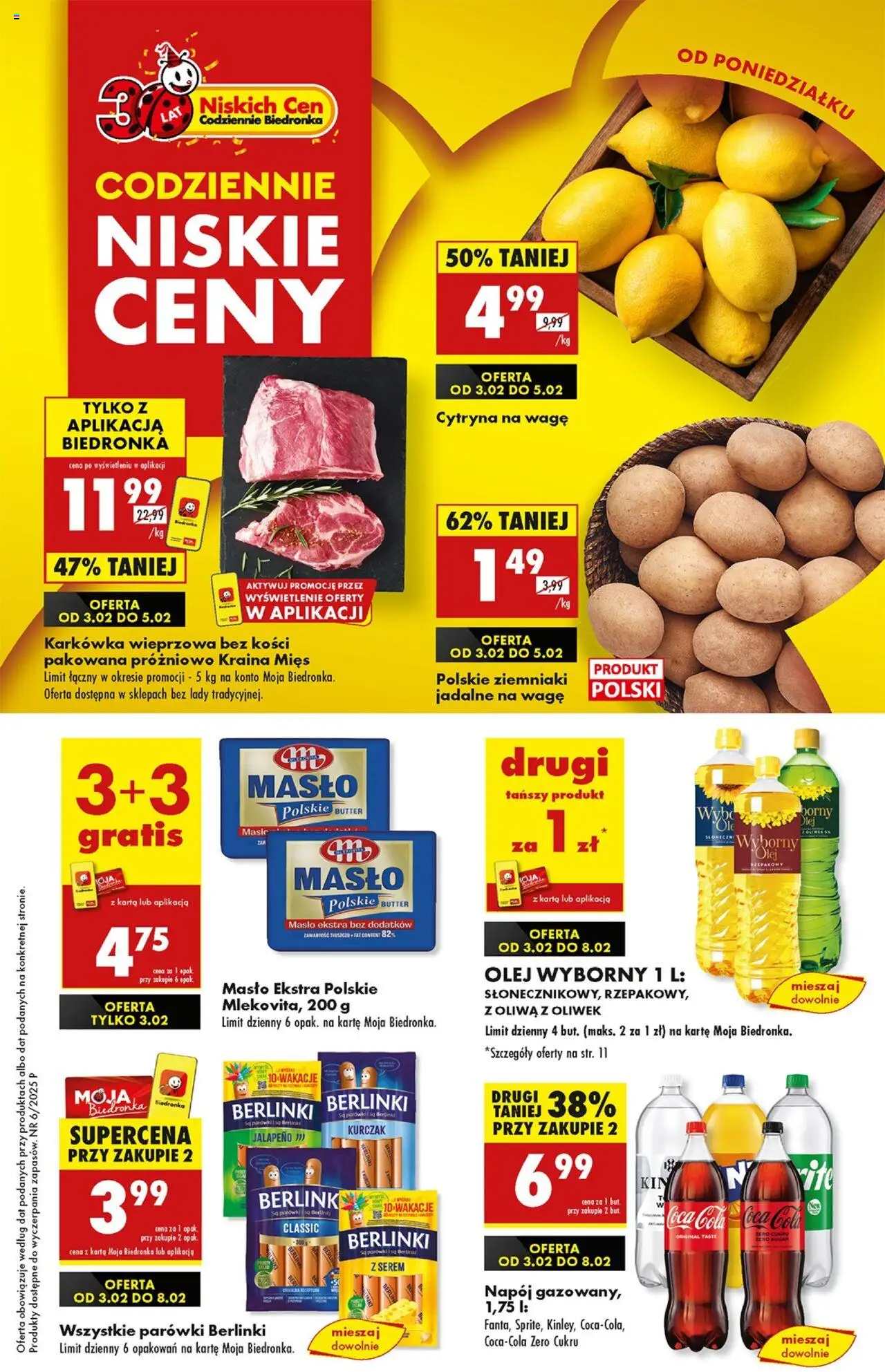 Biedronka gazetka ważna od 03.02.2025 do 08.02.2025 strona 1