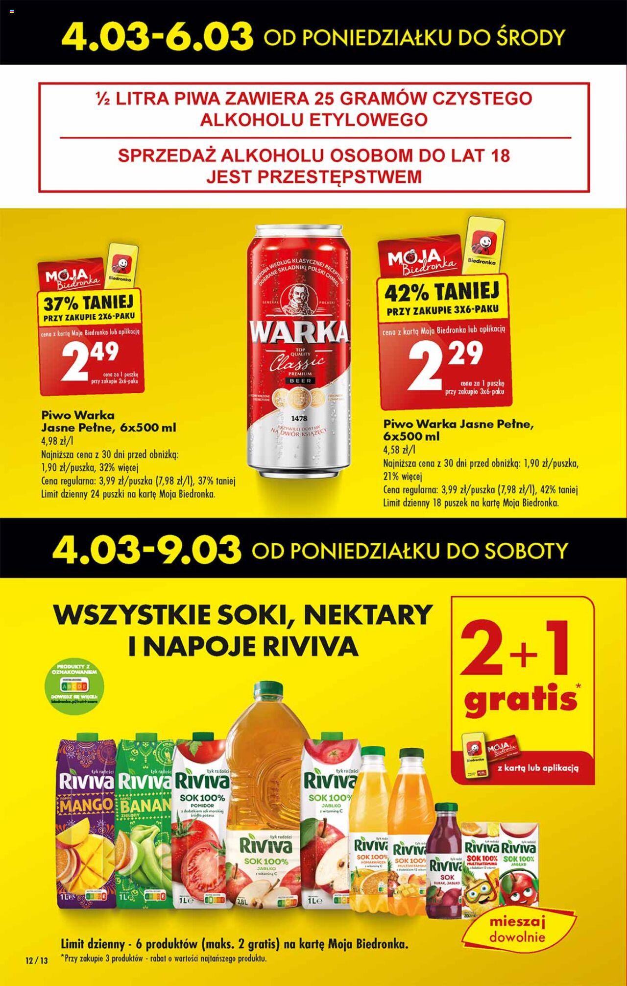 Biedronka gazetka ważna od 04.03.2024 do 09.03.2024 strona 12