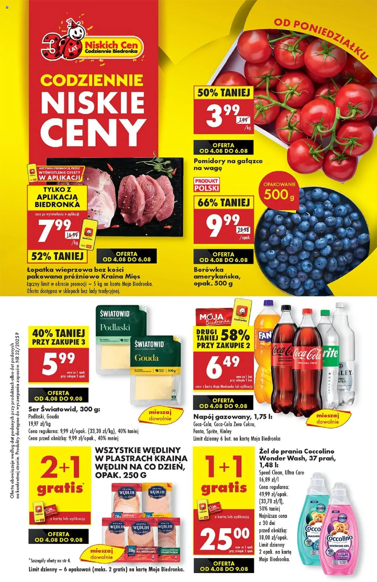 Biedronka gazetka ważna od 04.08.2025 do 09.08.2025 strona 1