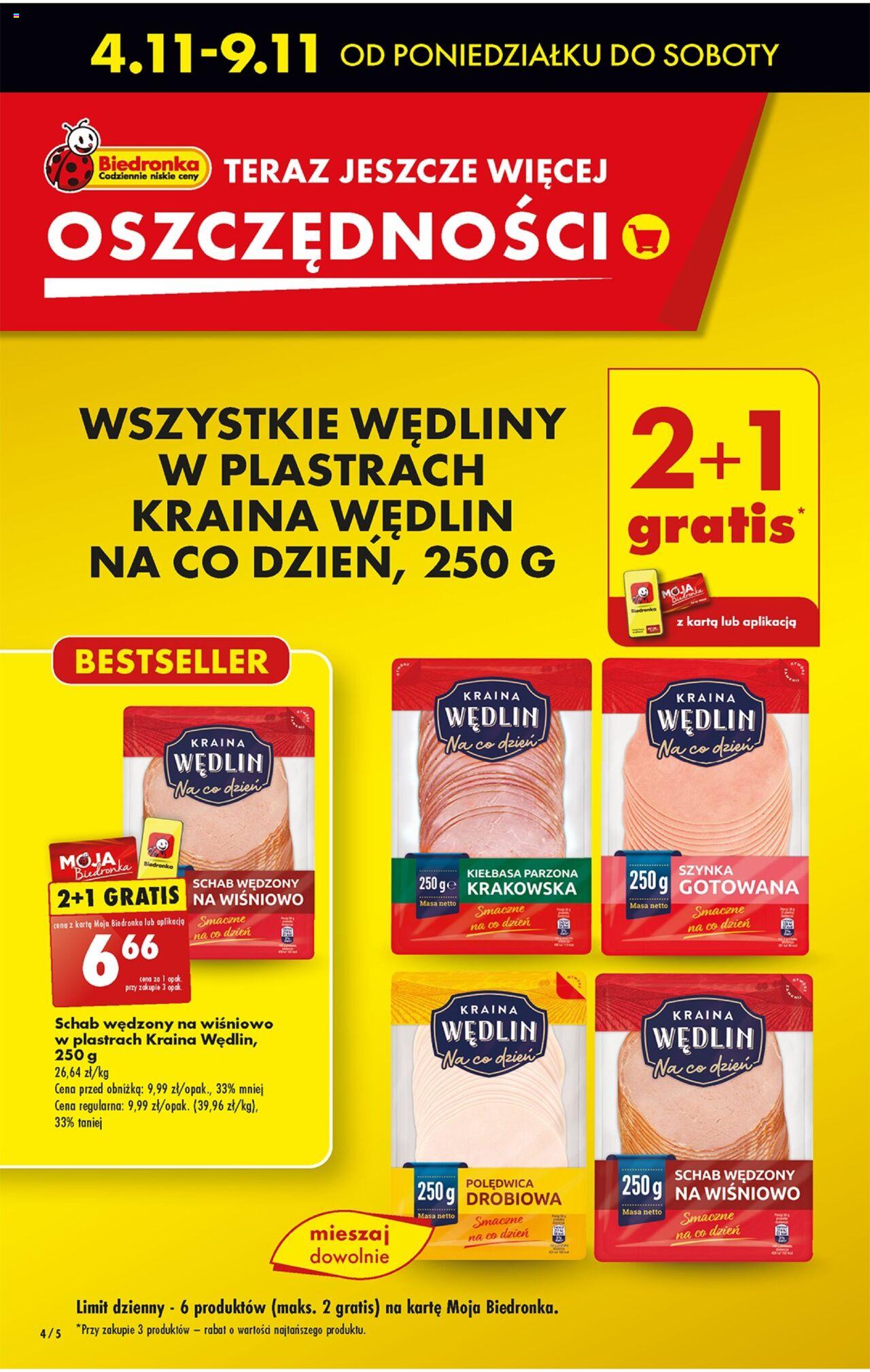 Biedronka gazetka ważna  od 04.11.2024 do 09.11.2024 strona 4