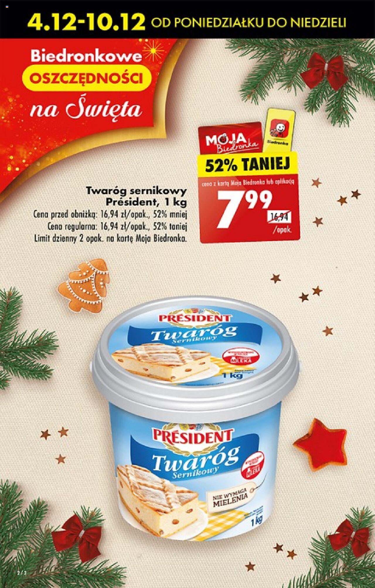 Biedronka gazetka ważna od 04.12.2023 do 10.12.2023 strona 2