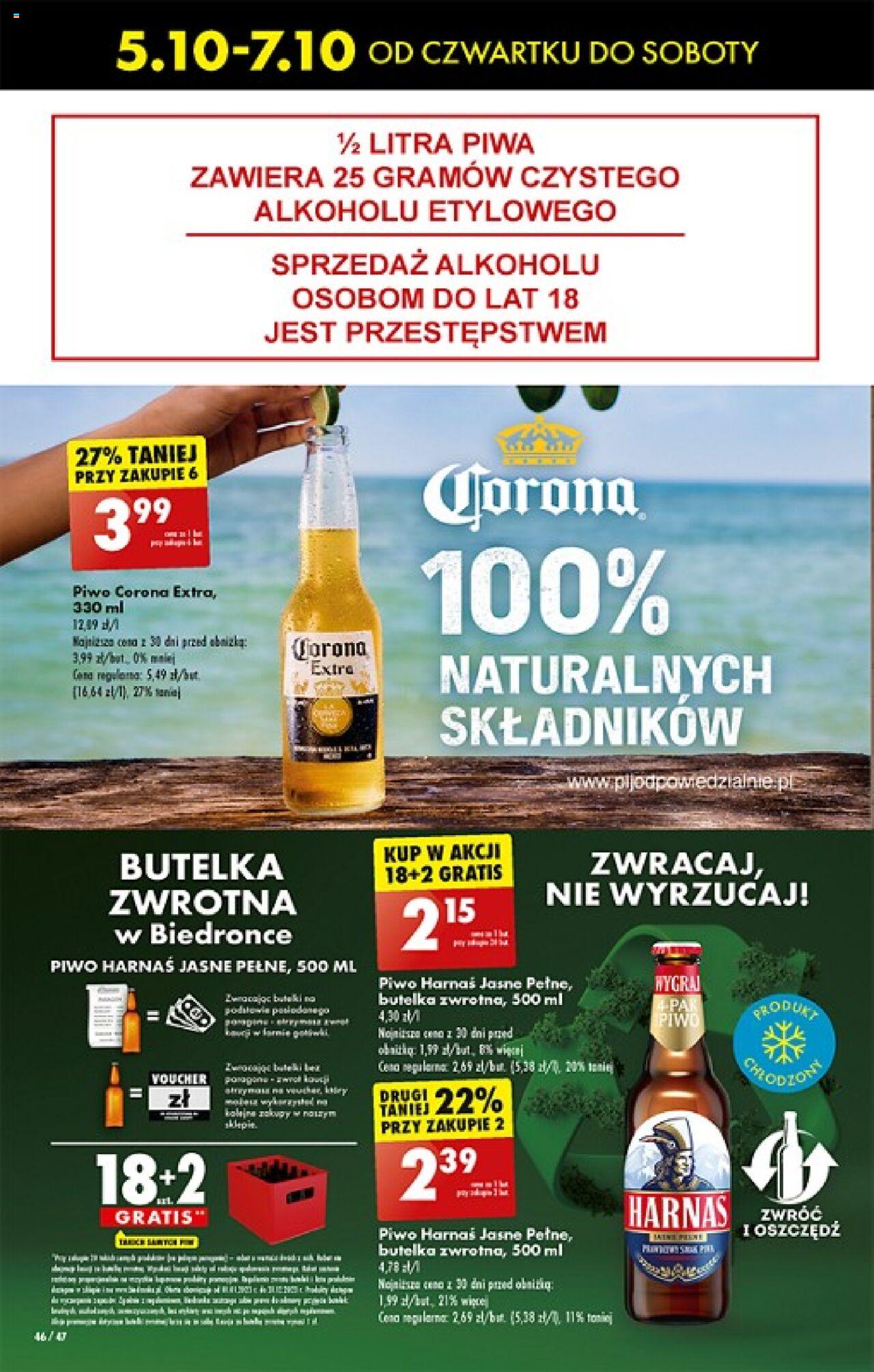 Biedronka gazetka ważna od 05.10.2023 do 11.10.2023 strona 46
