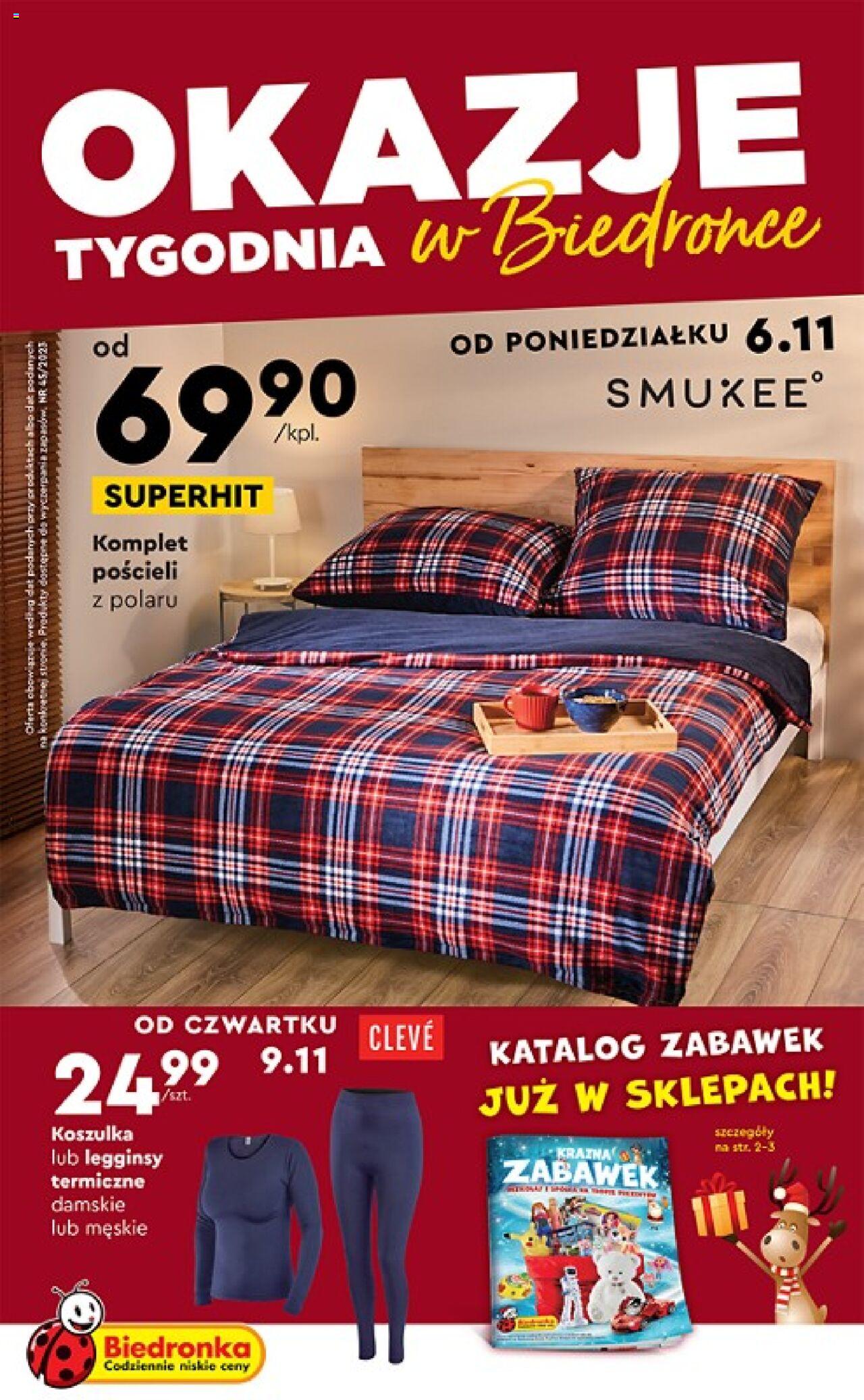 Biedronka gazetka ważna od 06.11.2023 do 17.11.2023 strona 1