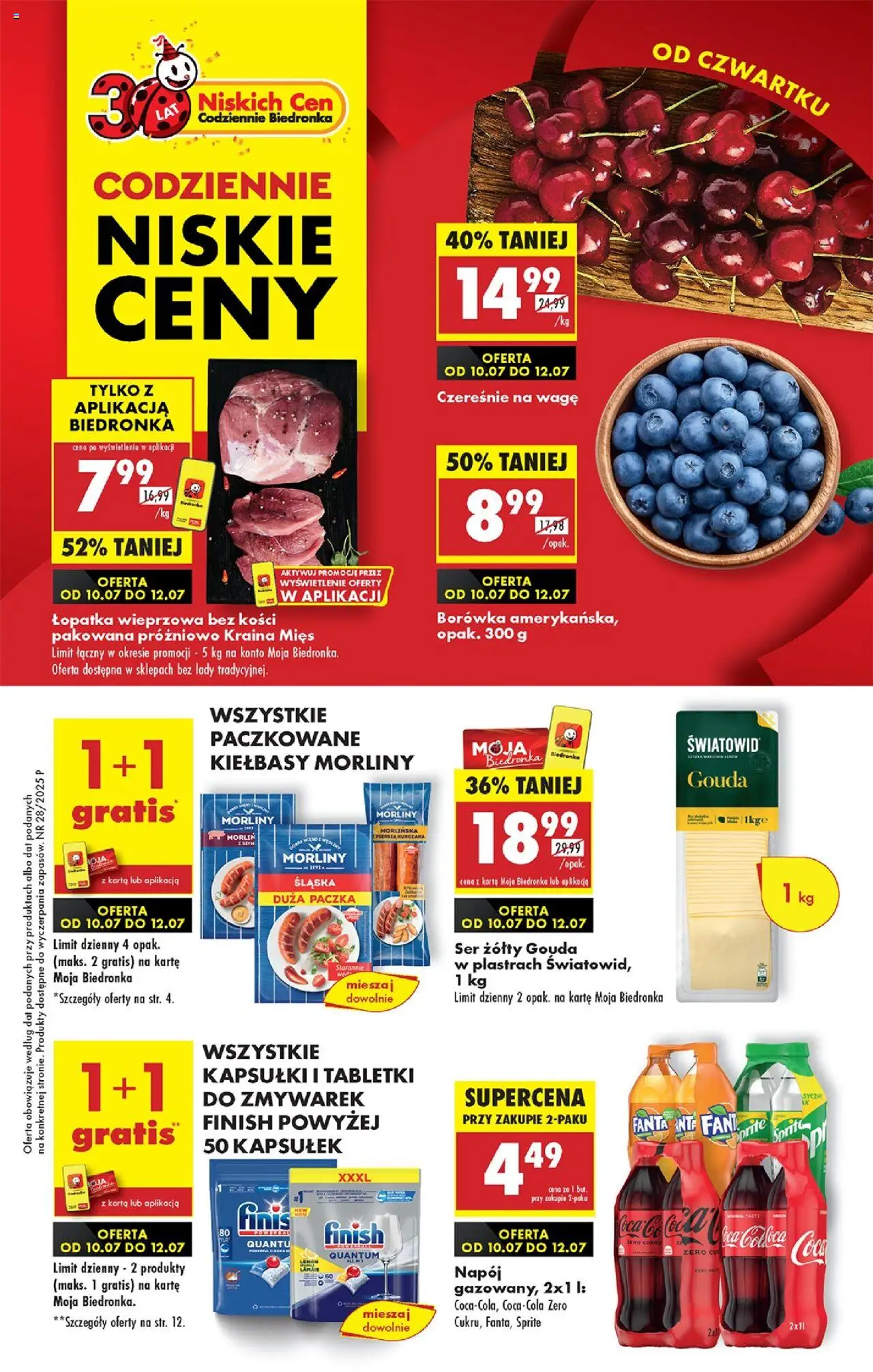 Biedronka gazetka ważna od 10.07.2025 do  16.07.2025 strona 1