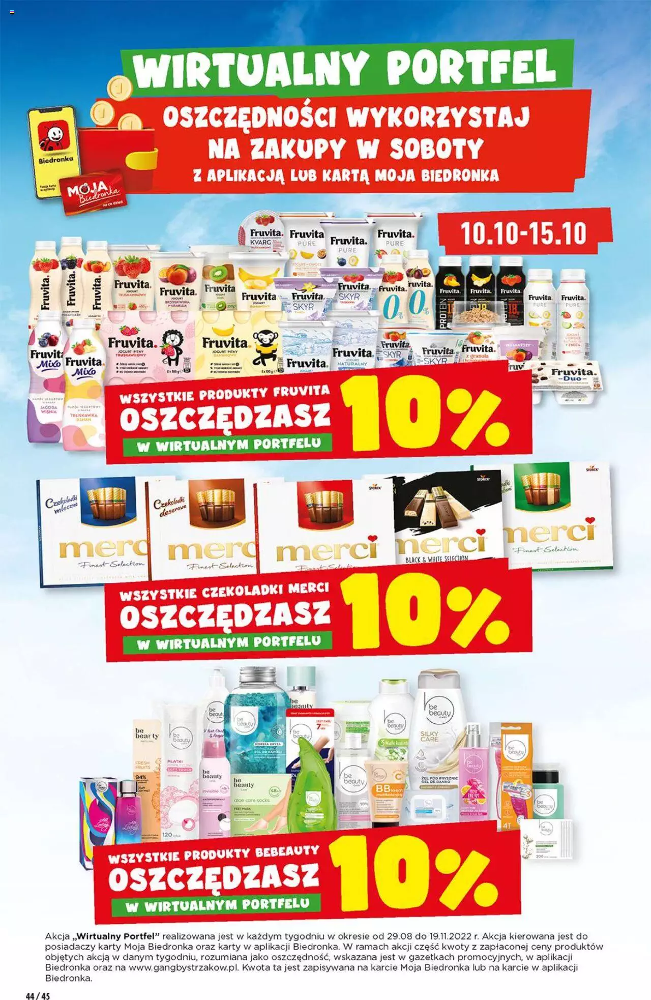 Biedronka gazetka ważna od 10.10.2022 do 15.10.2022 strona 44