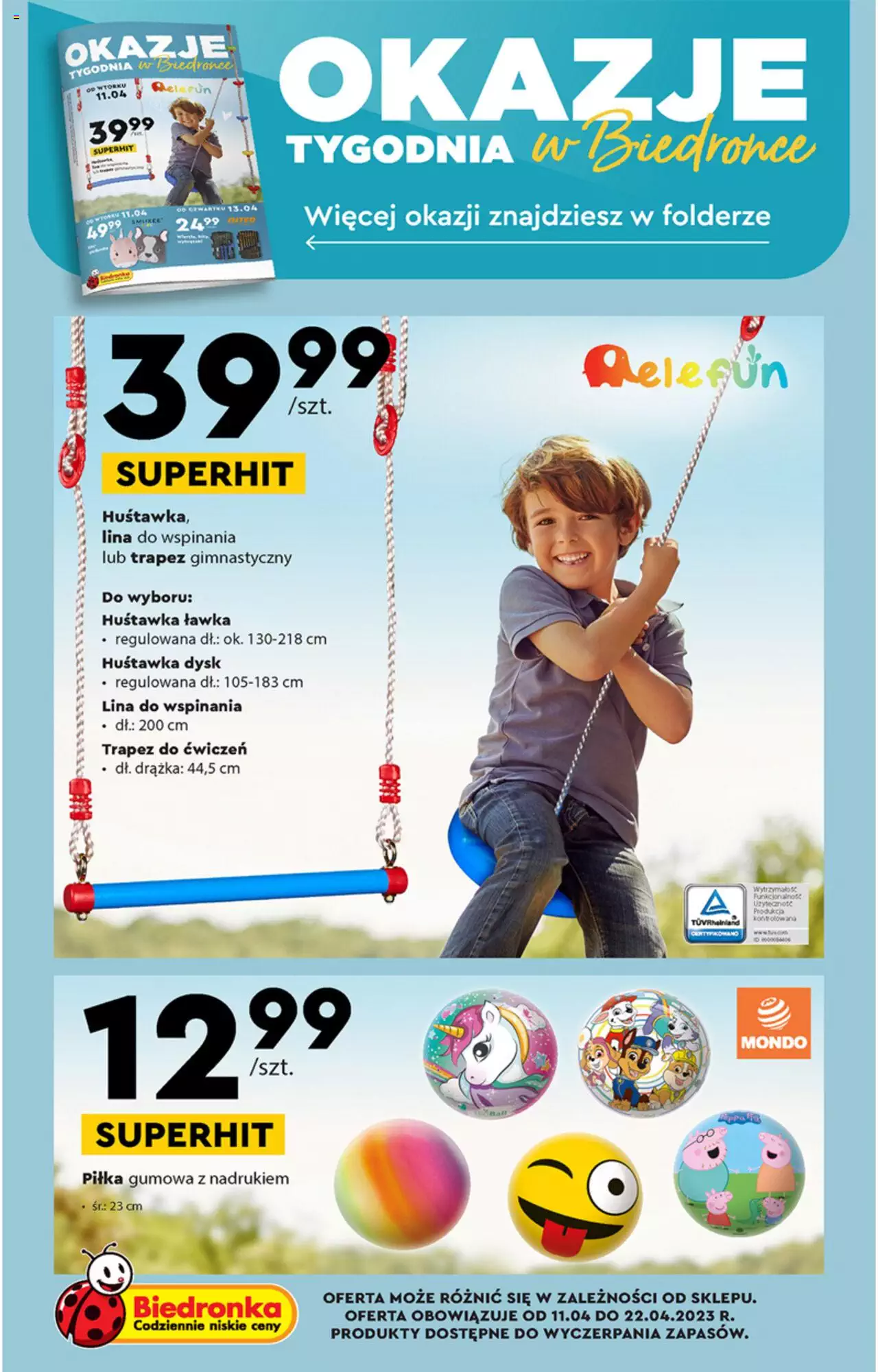 Biedronka gazetka ważna od 11.04.2023 do 15.04.2023 strona 49