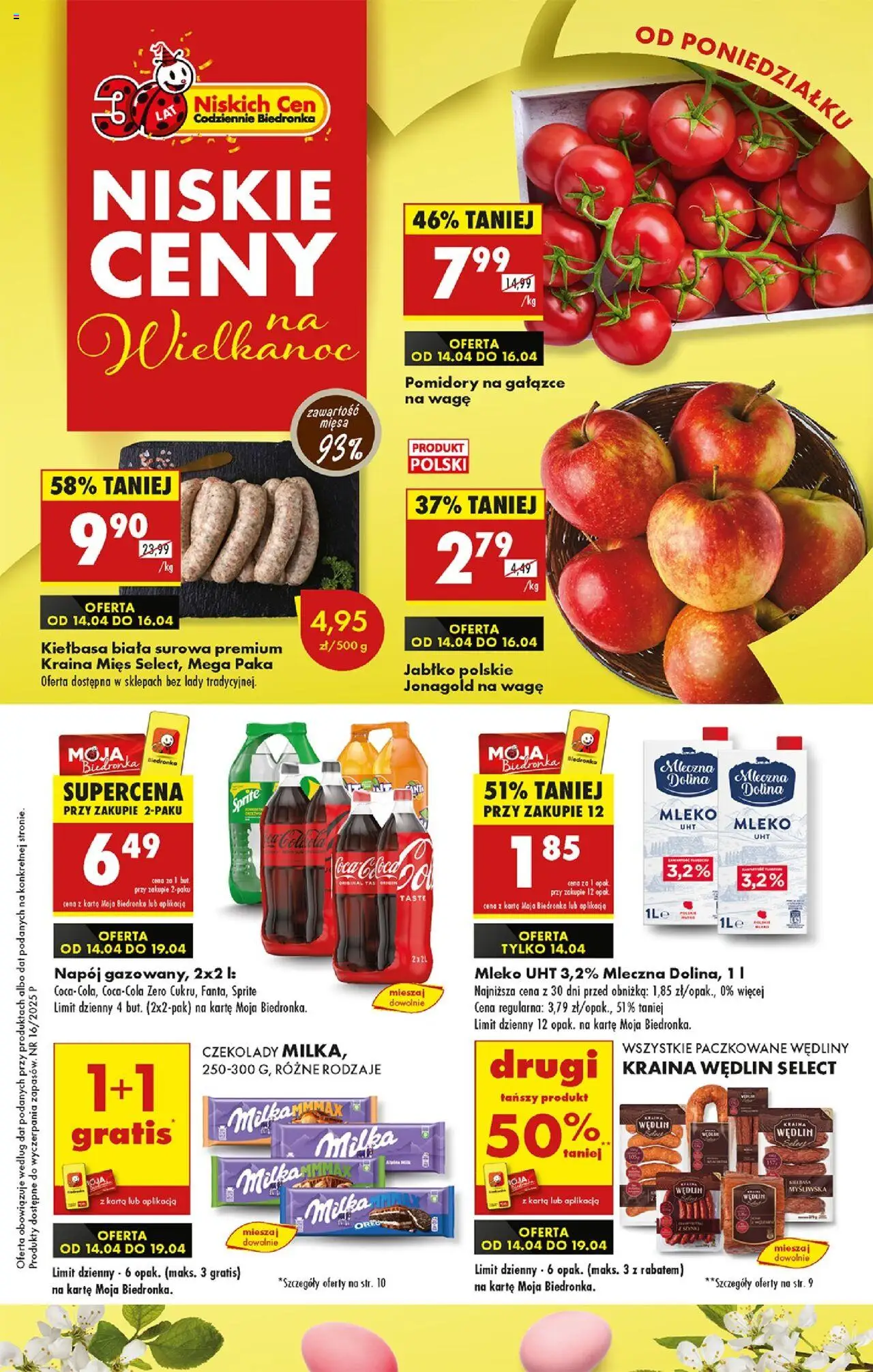 Biedronka gazetka ważna od 14.04.2025 do 19.04.2025 strona 1