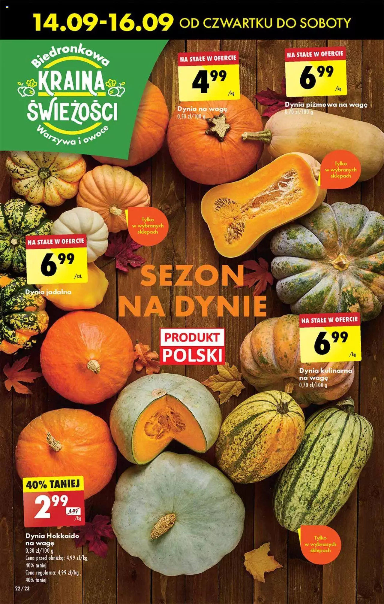 Biedronka gazetka ważna od  14.09.2023 do 20.09.2023 strona 22