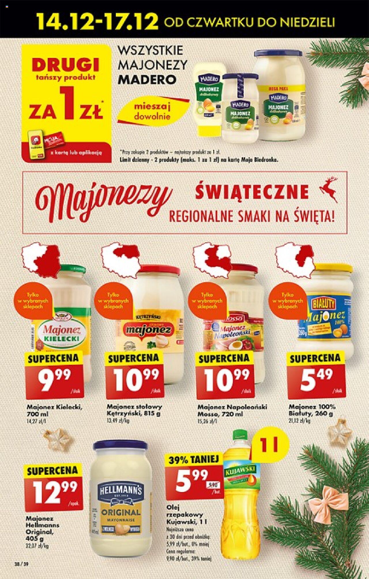 Biedronka gazetka ważna od 14.12.2023 do 20.12.2023 strona 40