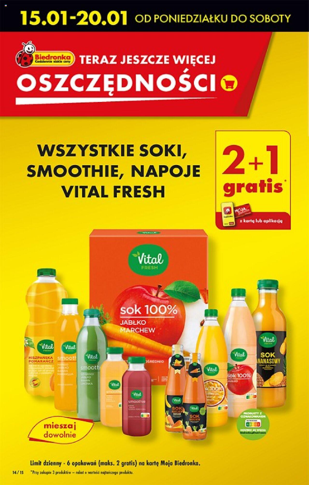 Biedronka gazetka ważna od 15.01.2024 do 20.01.2024 strona 14