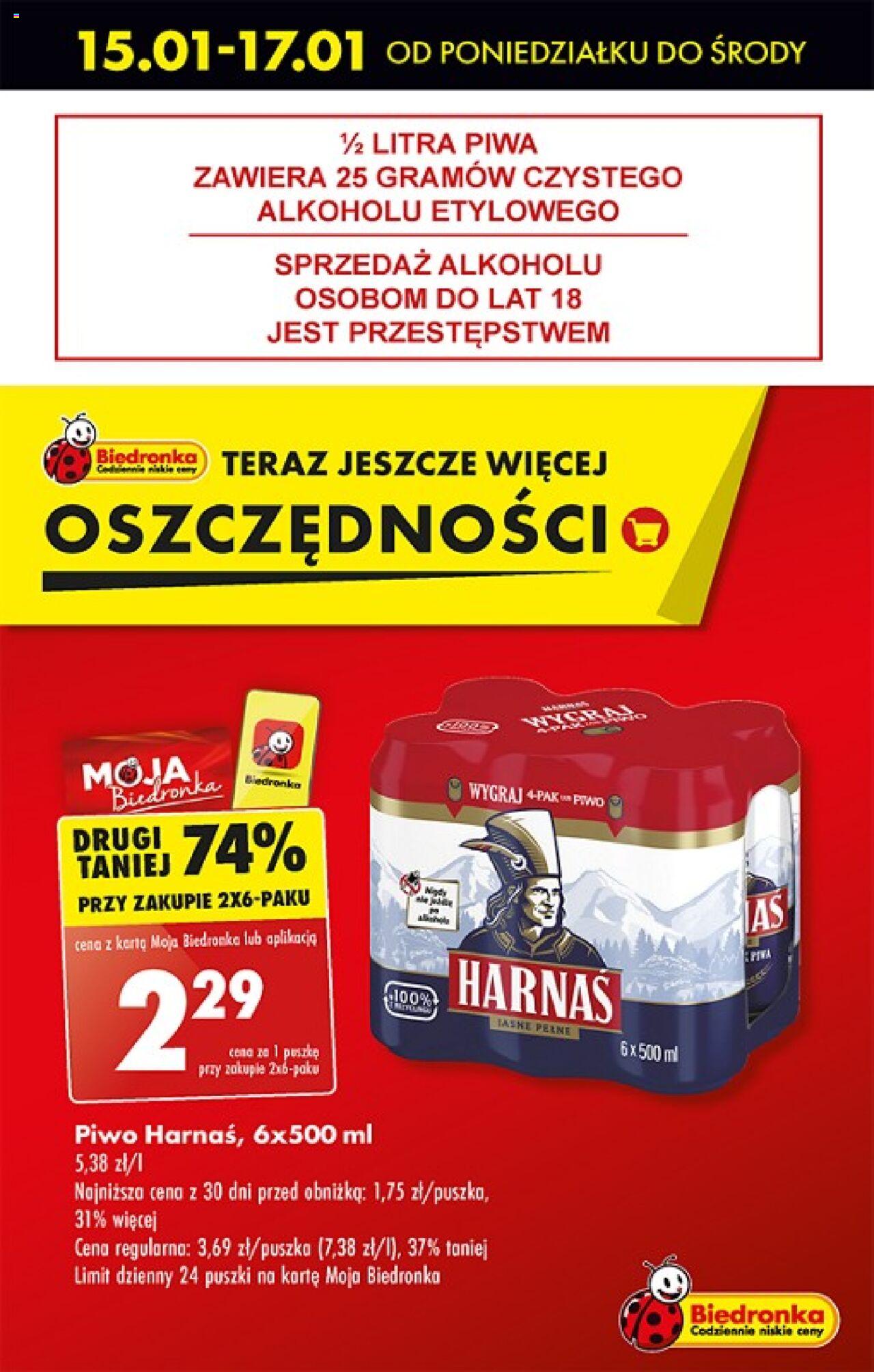 Biedronka gazetka ważna od 15.01.2024 do 20.01.2024 strona 15