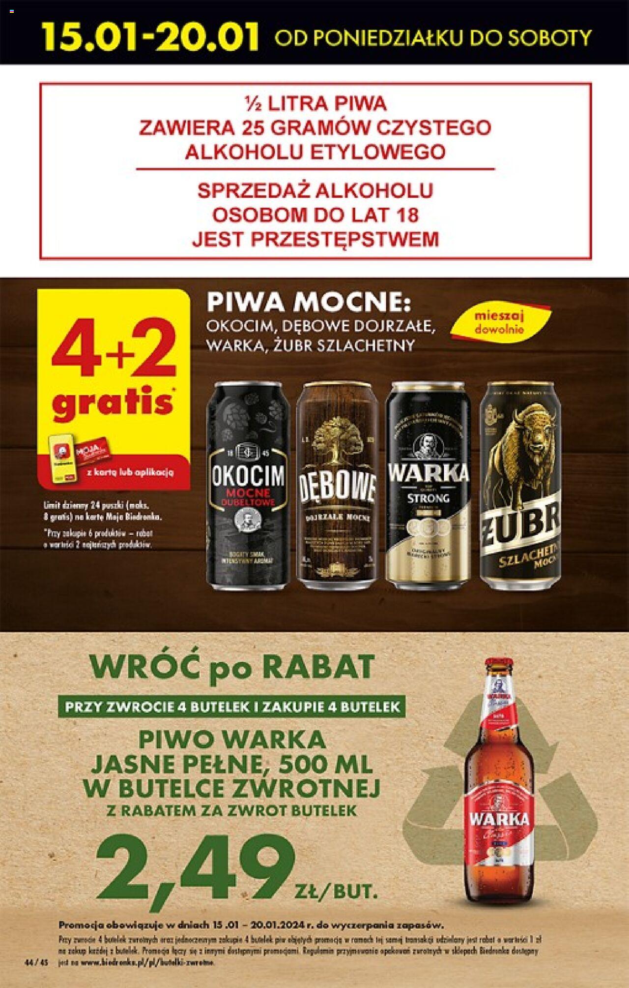 Biedronka gazetka ważna od 15.01.2024 do 20.01.2024 strona 48
