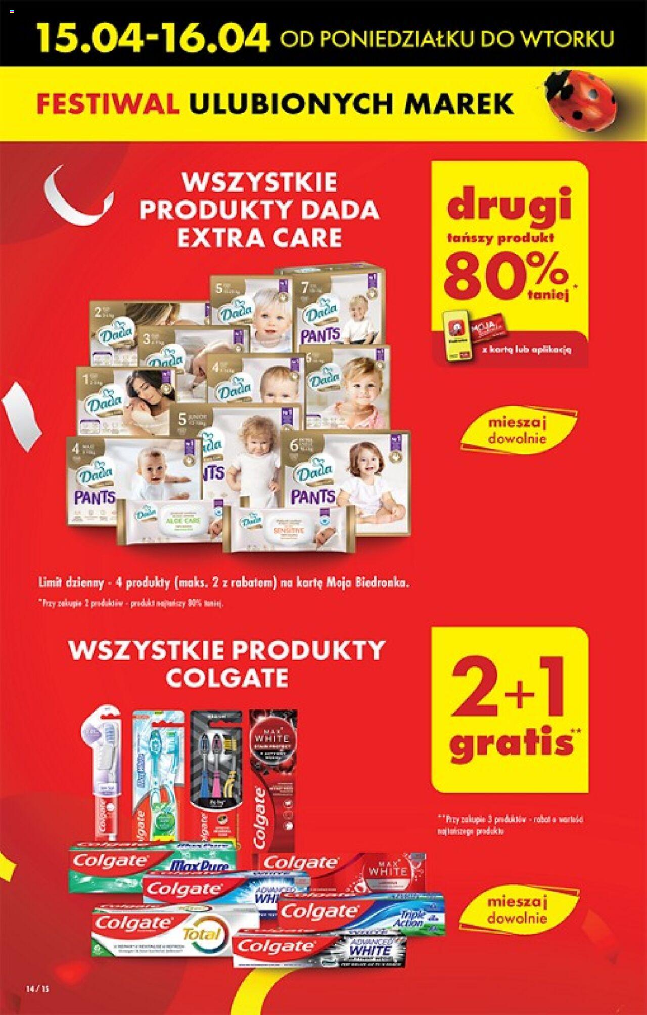 Biedronka gazetka ważna od  15.04.2024 do 20.04.2024 strona 14