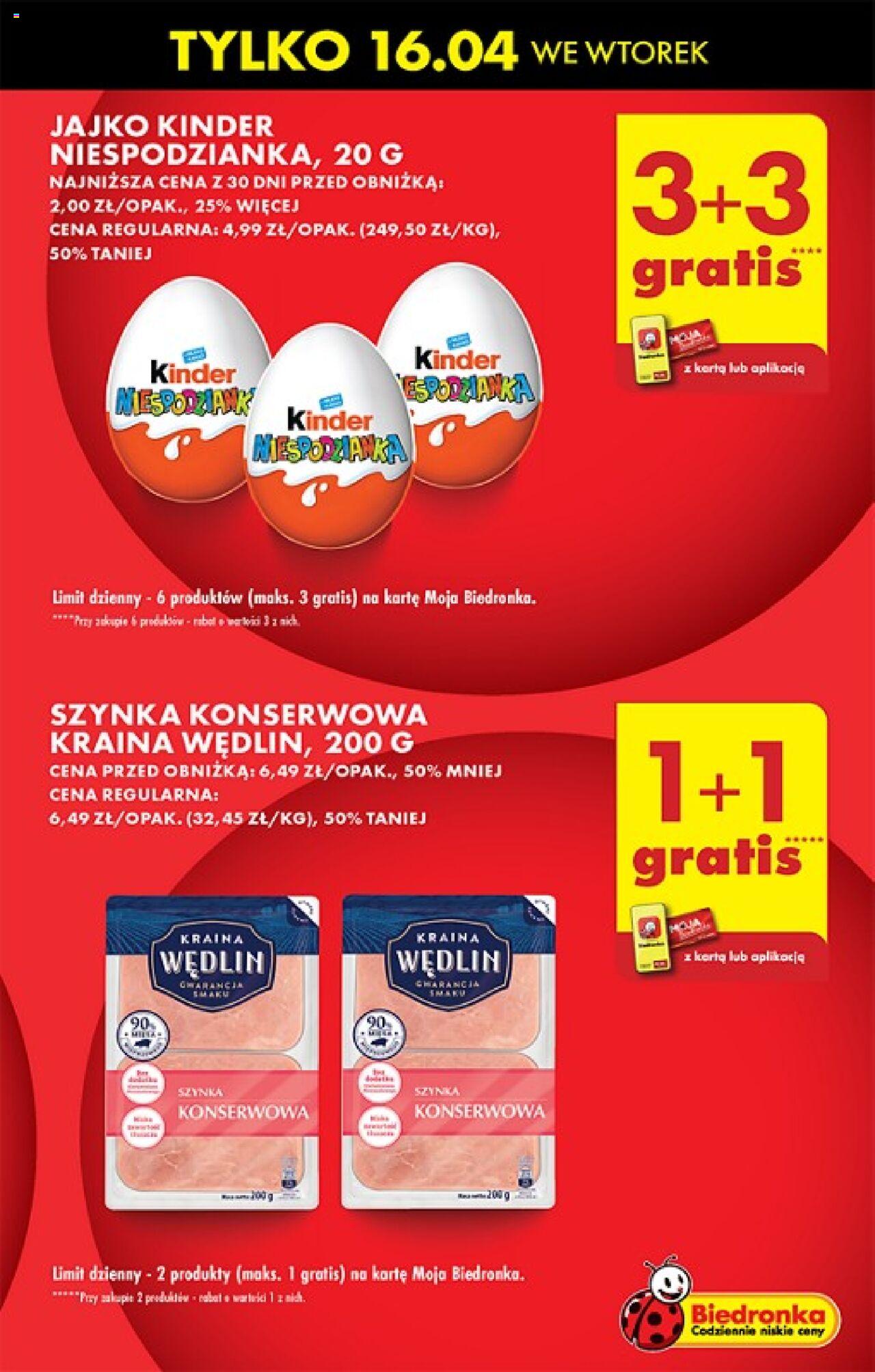 Biedronka gazetka ważna od  15.04.2024 do 20.04.2024 strona 3